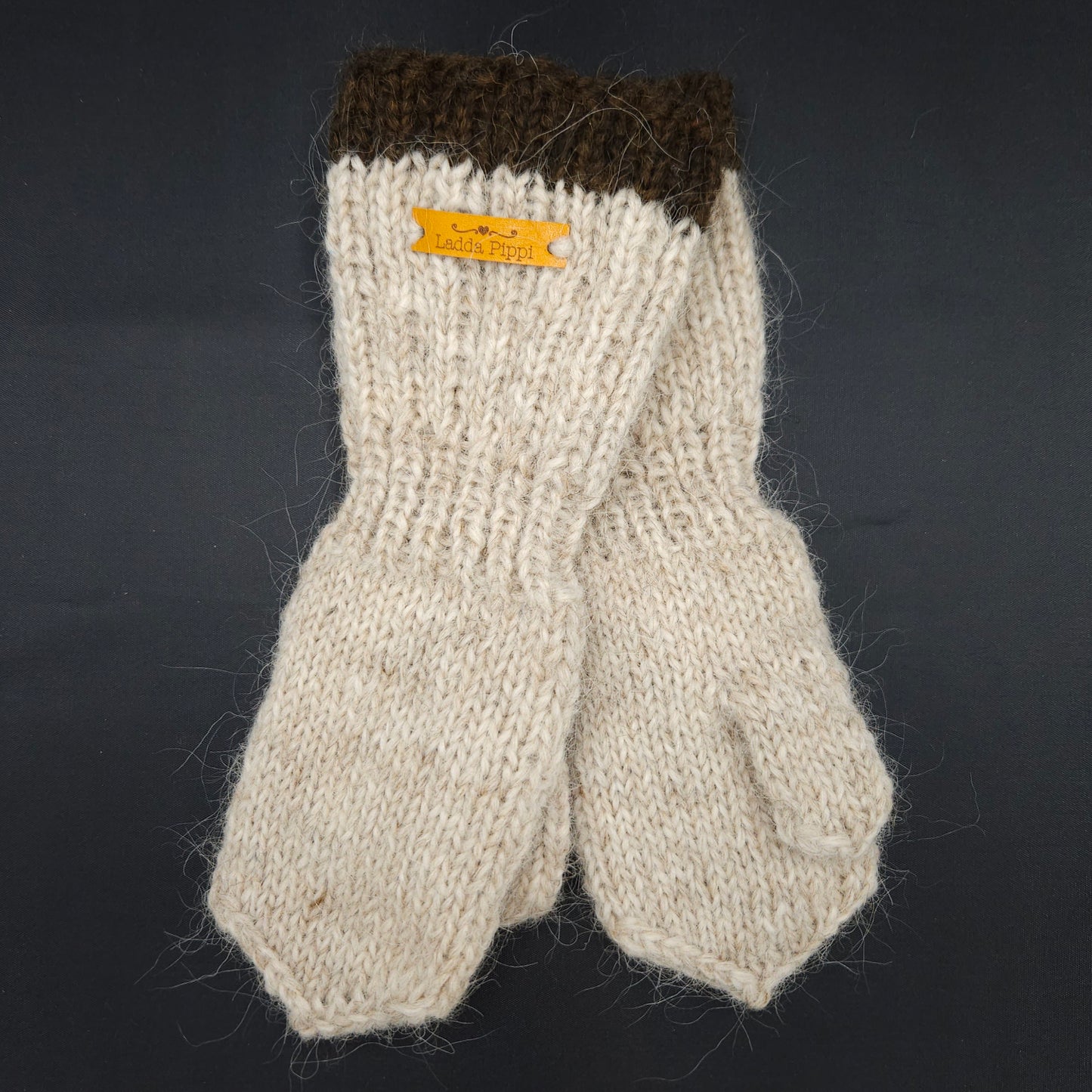 Kids Icelandic Wool Mittens - 6-8 y/o - Knit by Ragna