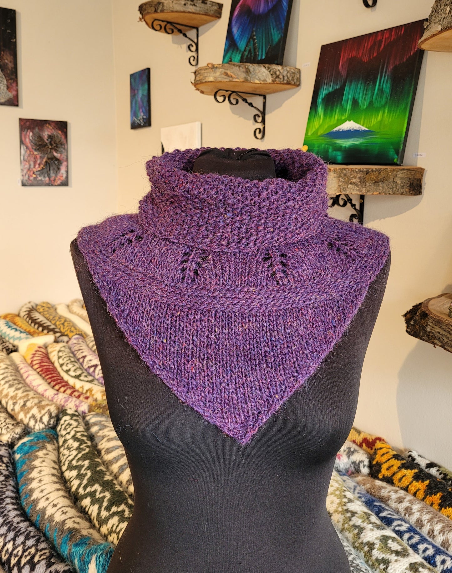 Wool collar by Jódís Eva - 2
