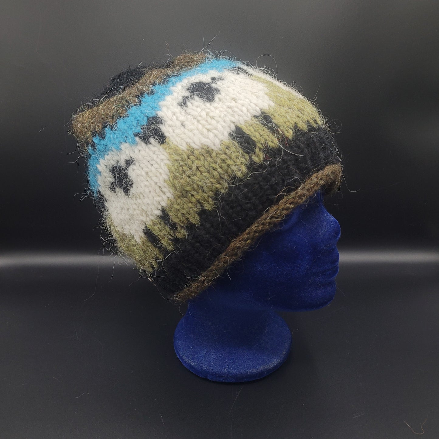 Wool Hat with Sheep Pattern - Knit by Svana Kristinsdóttir
