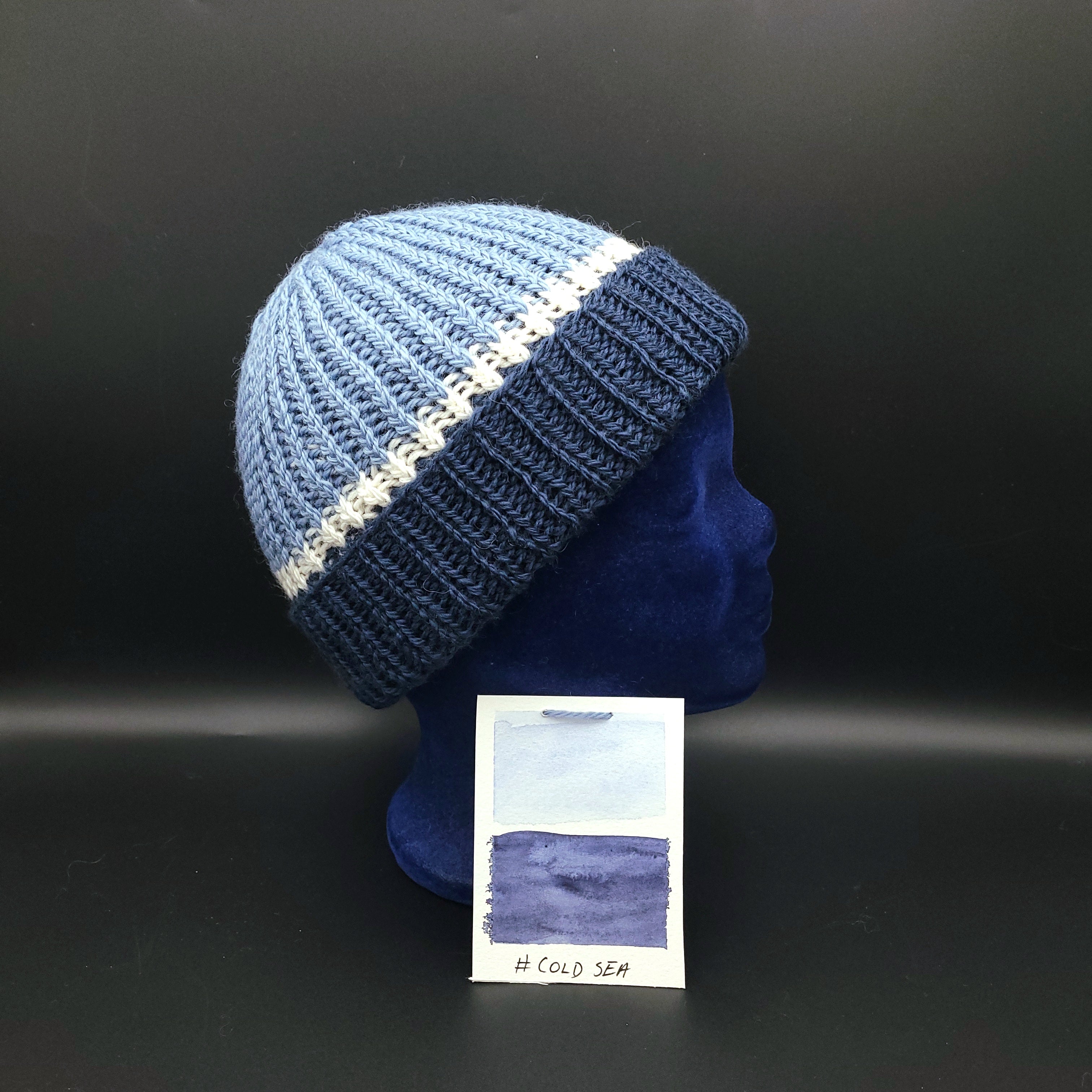 Horizon hat - Cold Sea - Knit by Ósk Ómarsdóttir - 16
