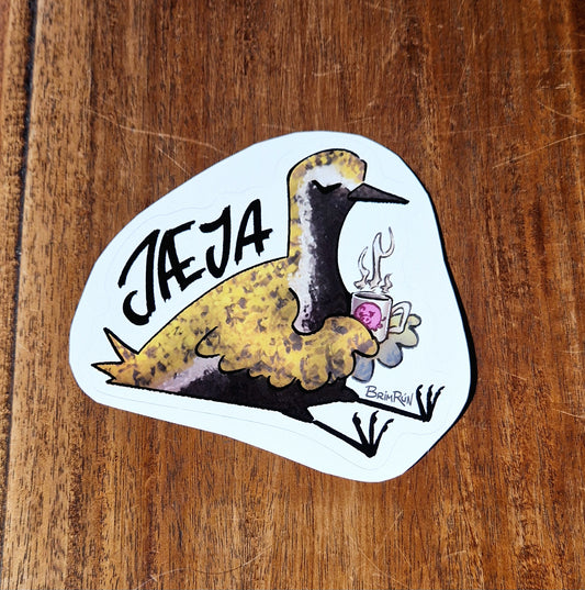 JÆJA Lóa / Plover - Sticker - Brimrún