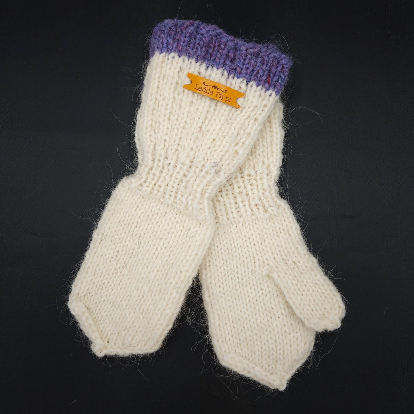 Kids Icelandic Wool Mittens - 6-8 y/o - Knit by Ragna