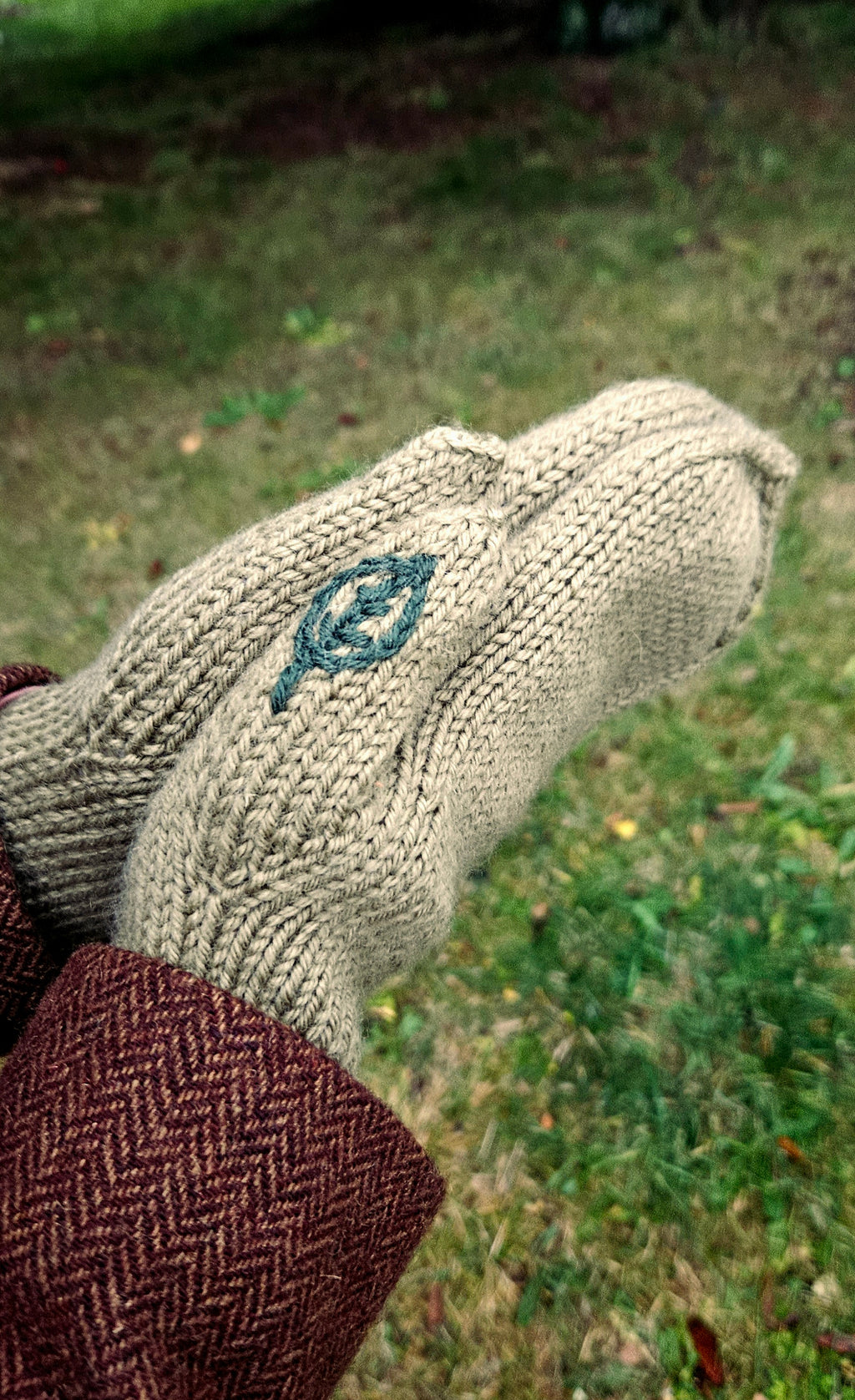 Merino Wool Mittens - Knit by Sigrún R Snædal - 1