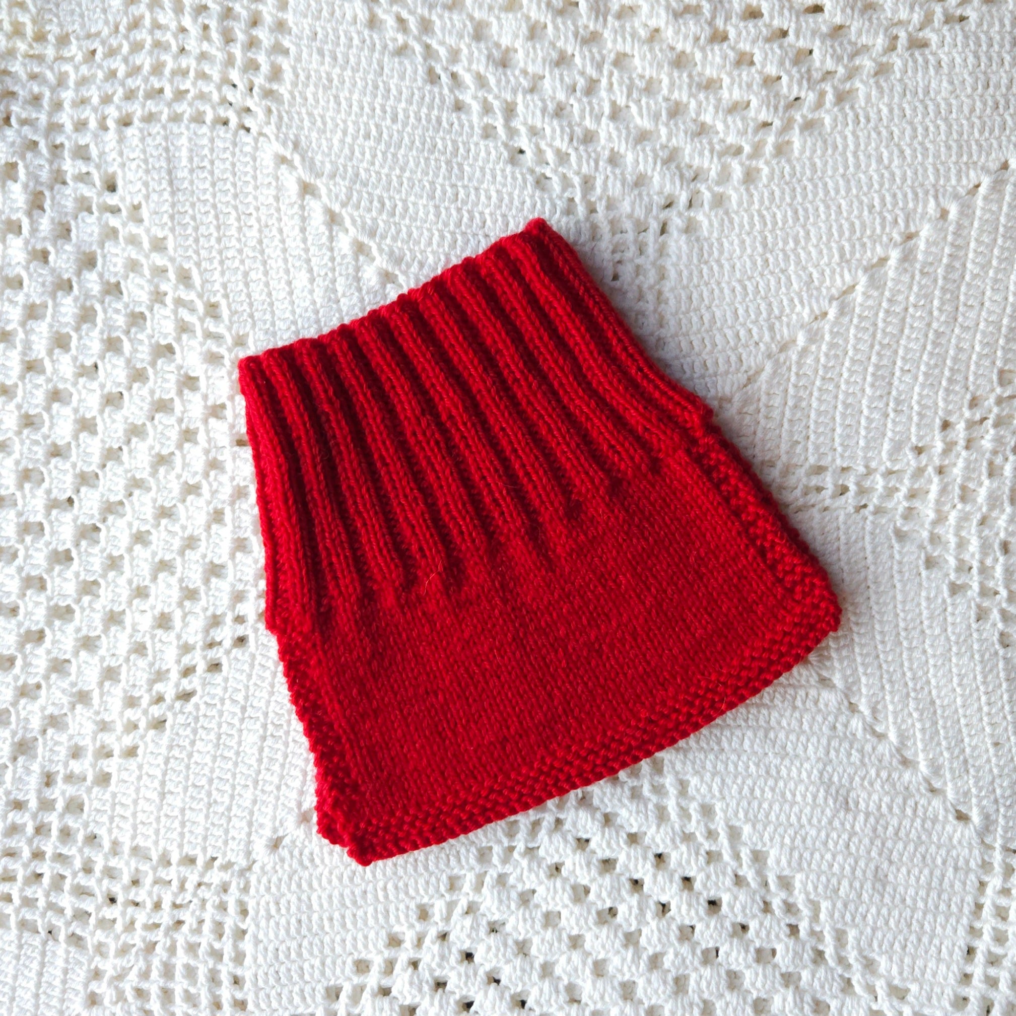 Baby Merino Wool Neck Warmer for 9-18 mo - Knit by Svanhvít