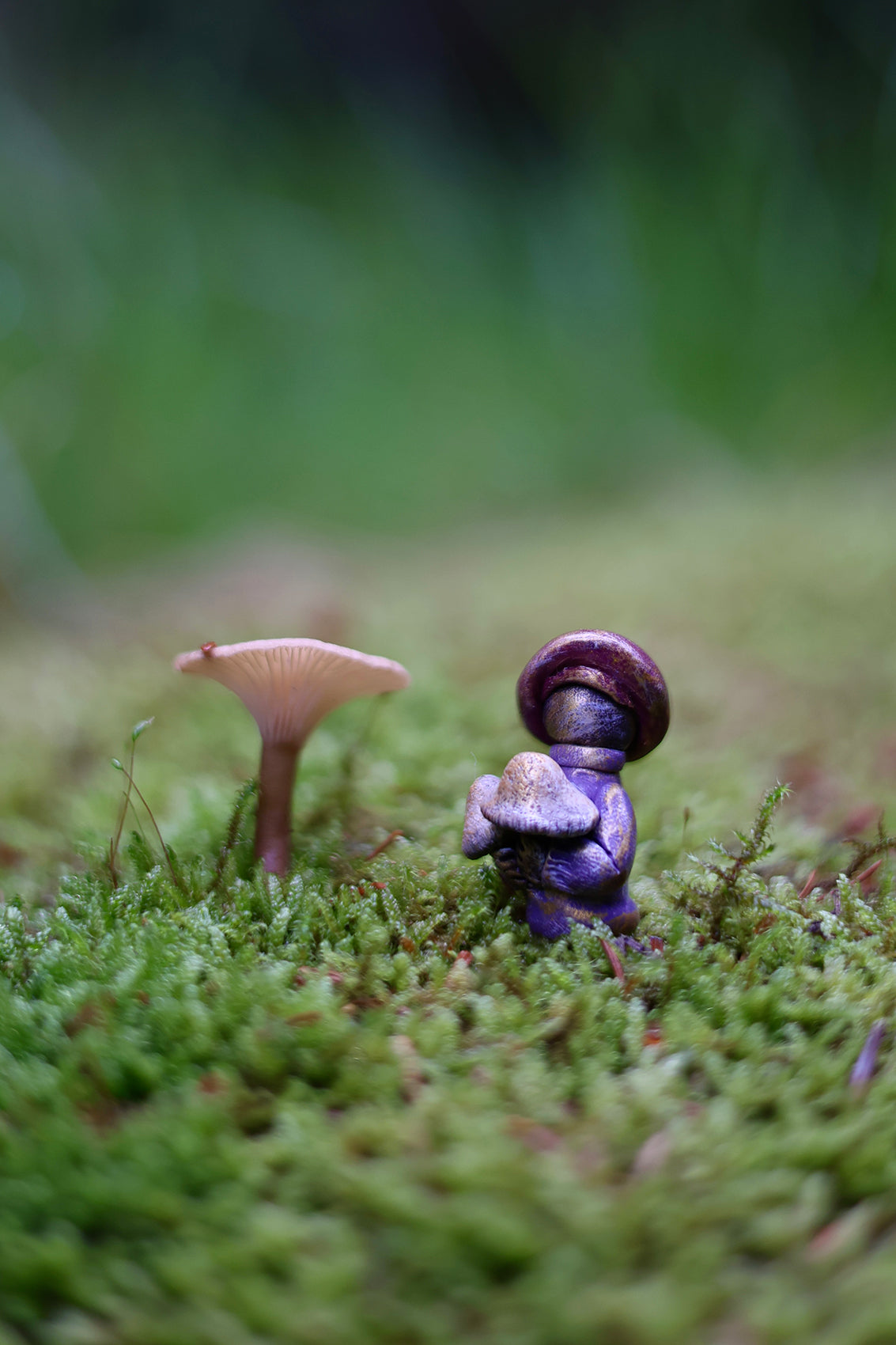 Mushroom Gatherer Purple - Homemakers & Hidden people