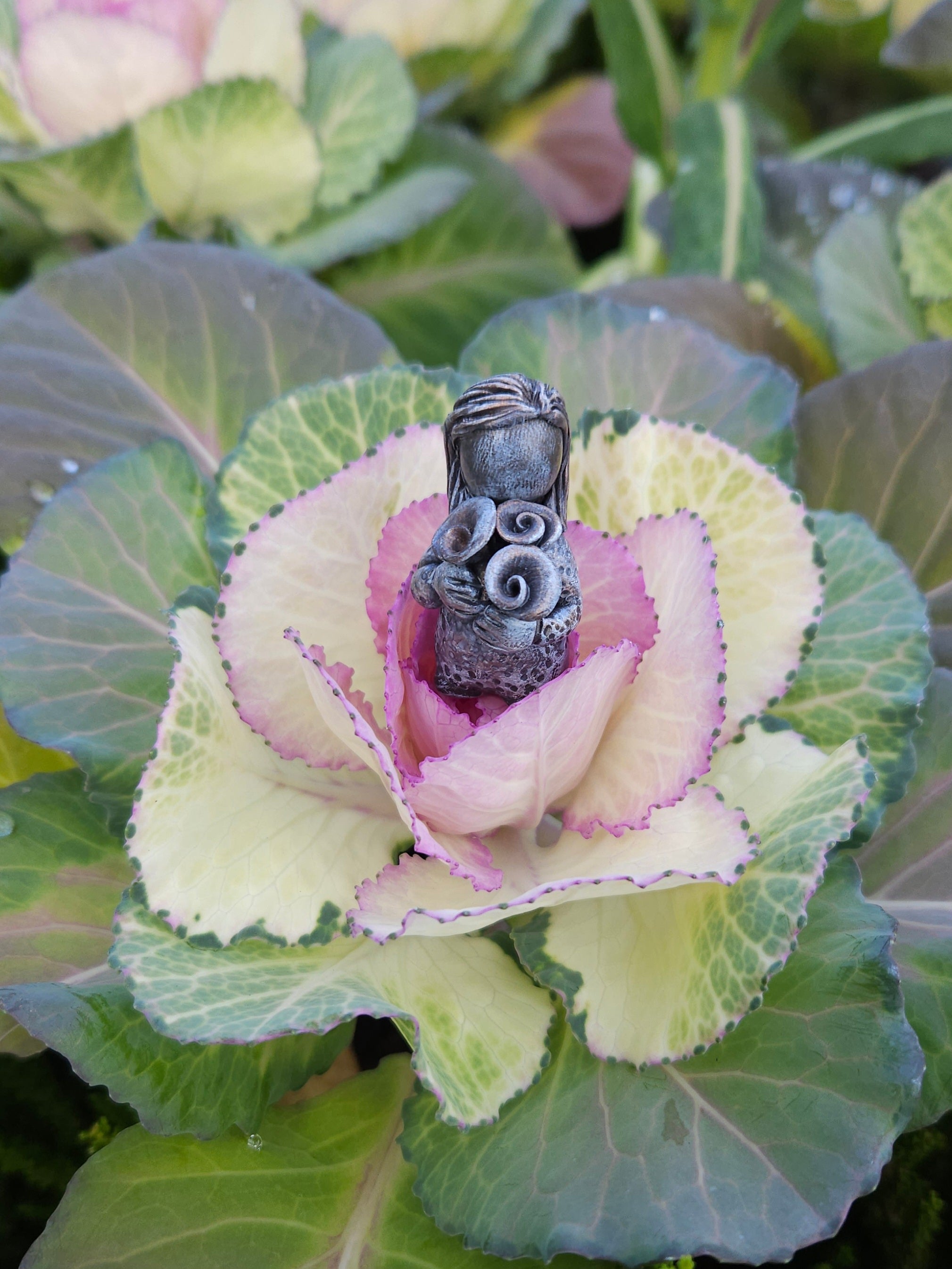 Gray Flower Pickers - Homemakers & Hidden People