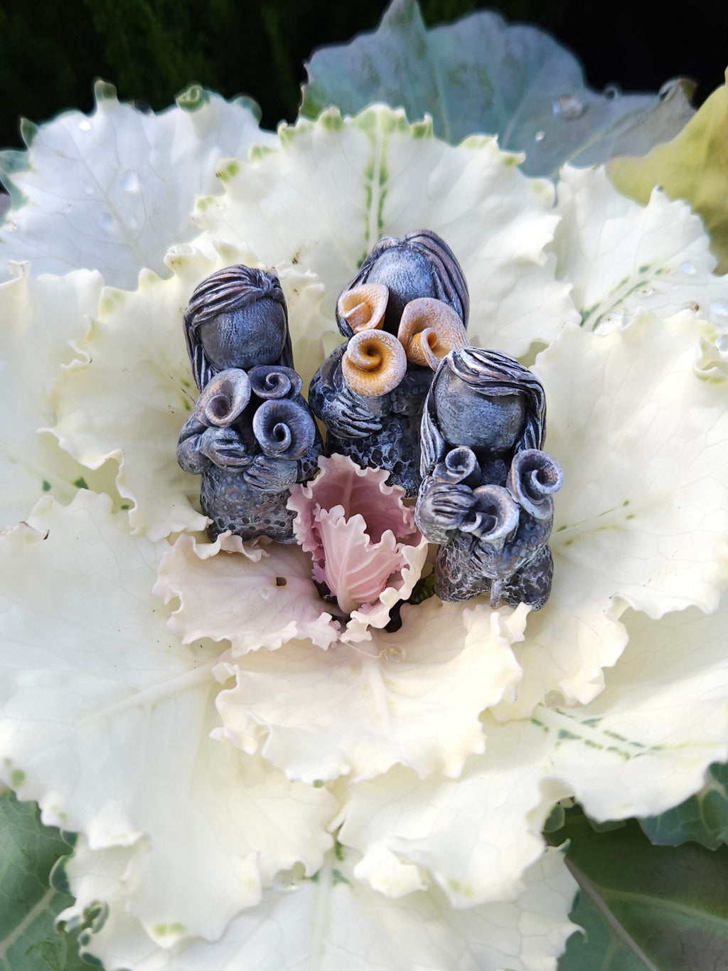 Gray Flower Pickers - Homemakers & Hidden People