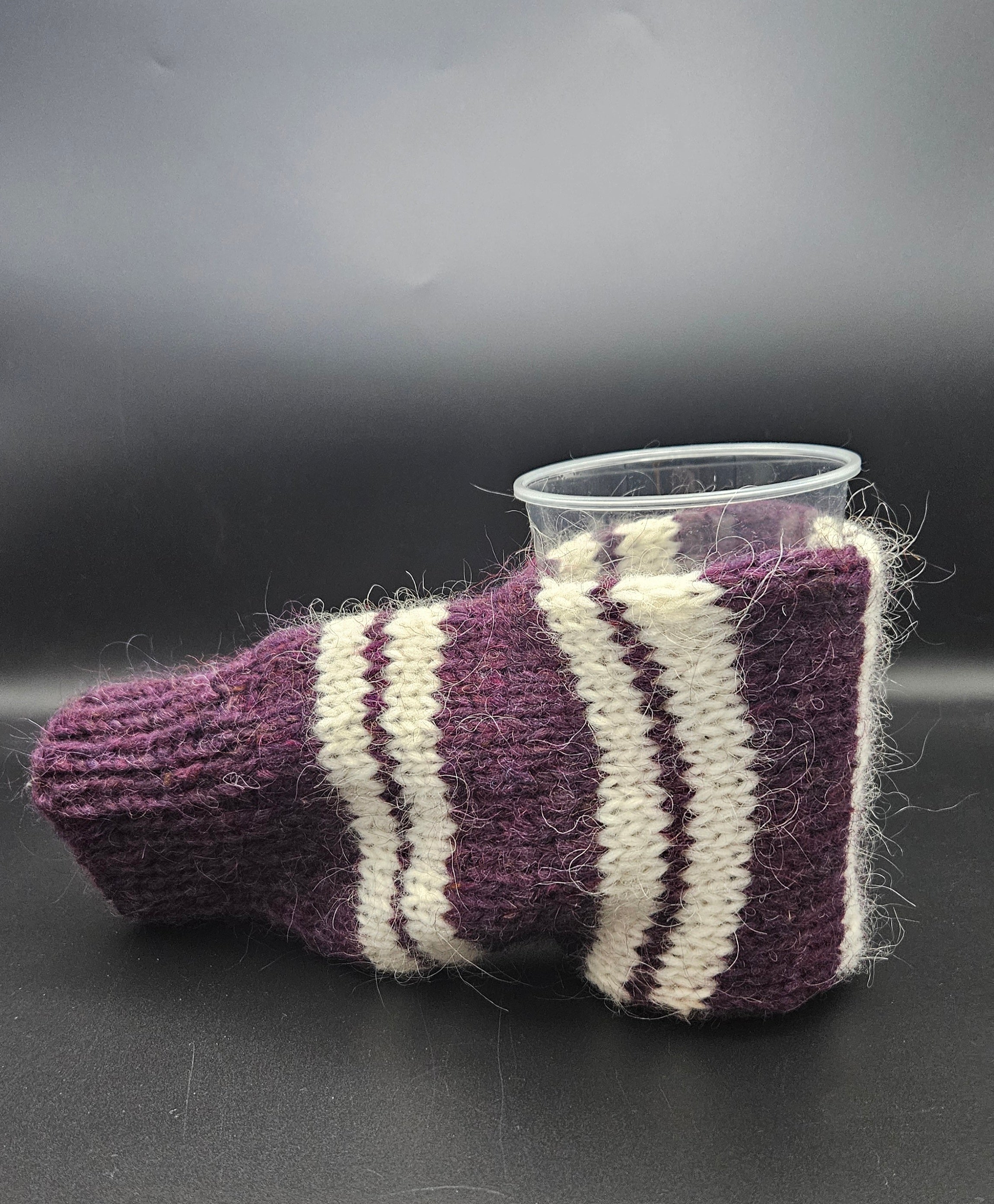 Mitten for Holding Drinks - Knit by Guðný