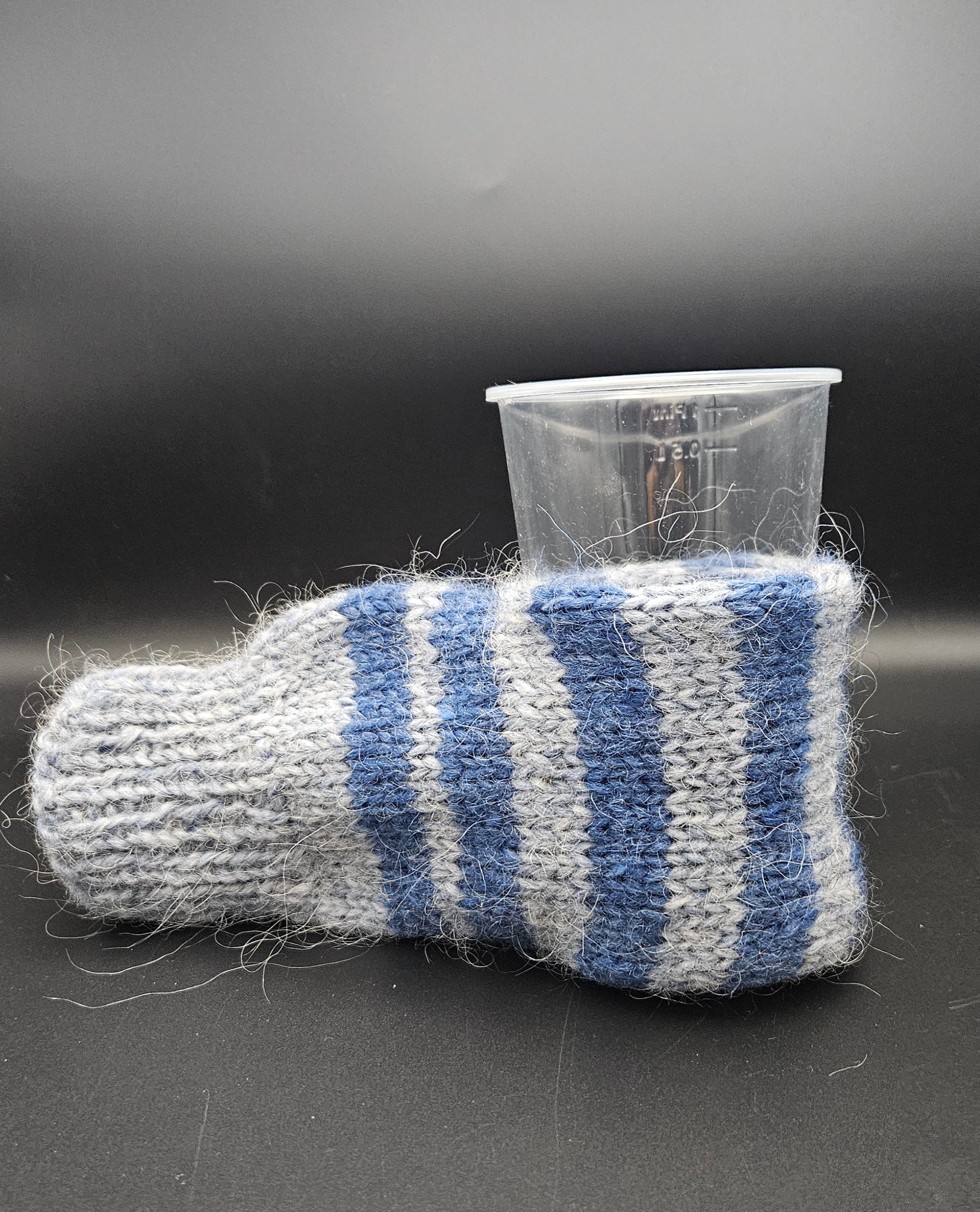 Mitten for Holding Drinks - Knit by Guðný