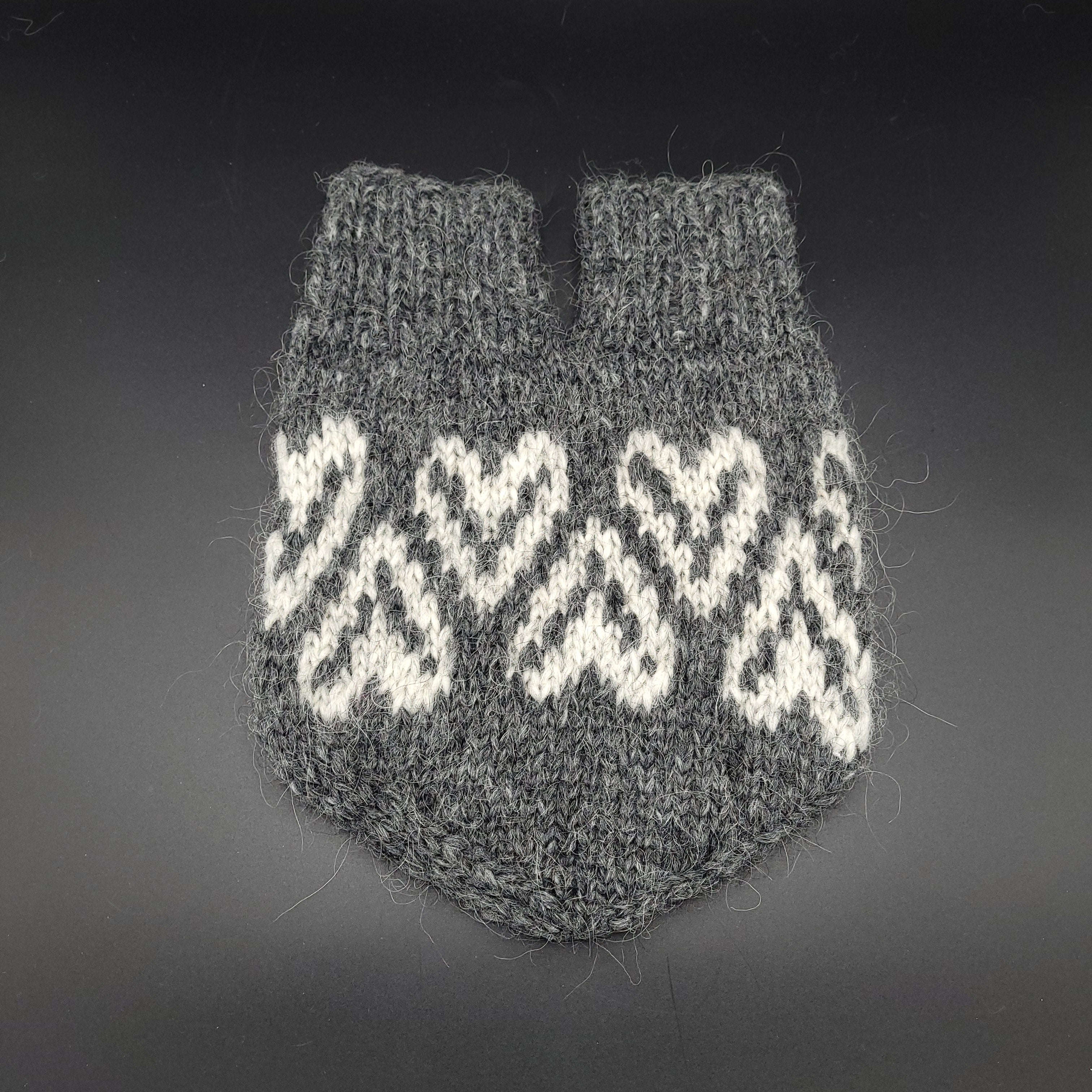 Mitten for Holding Hands - Knit by Guðný