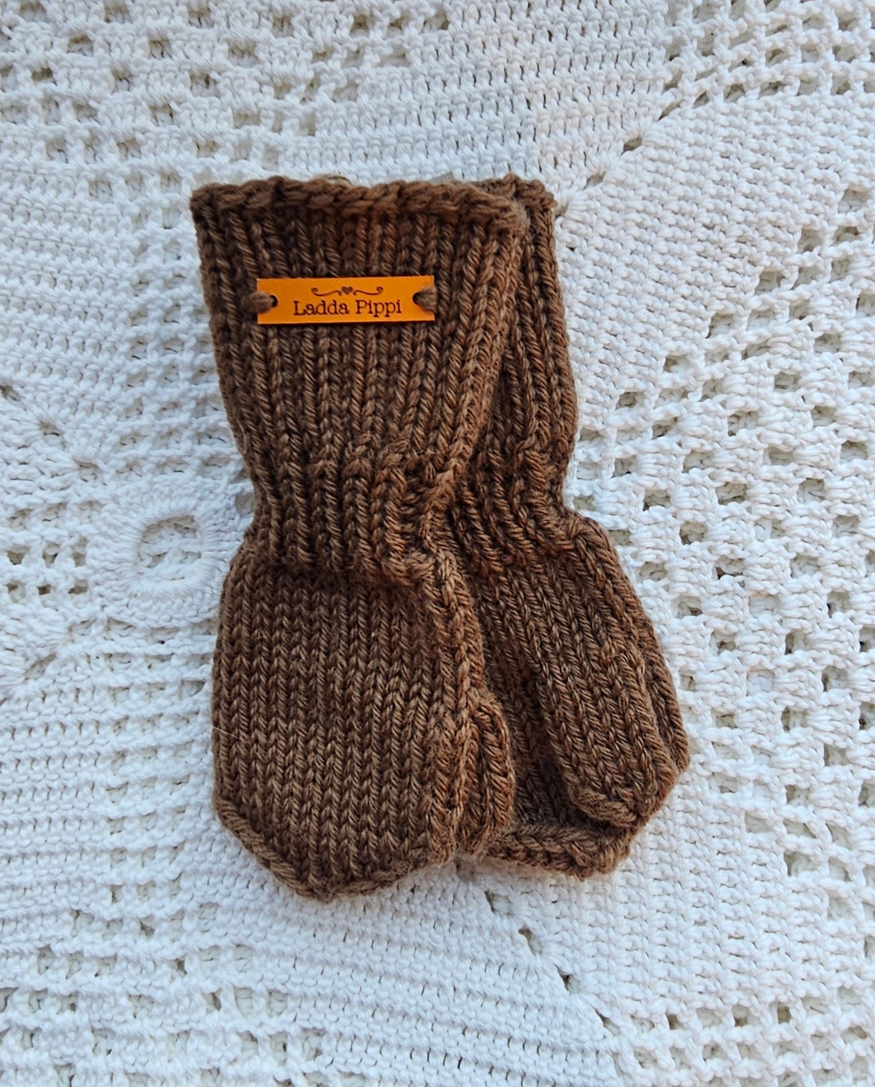 Kids Merino Wool Mittens - 1-2 yo - Knit by Ragna