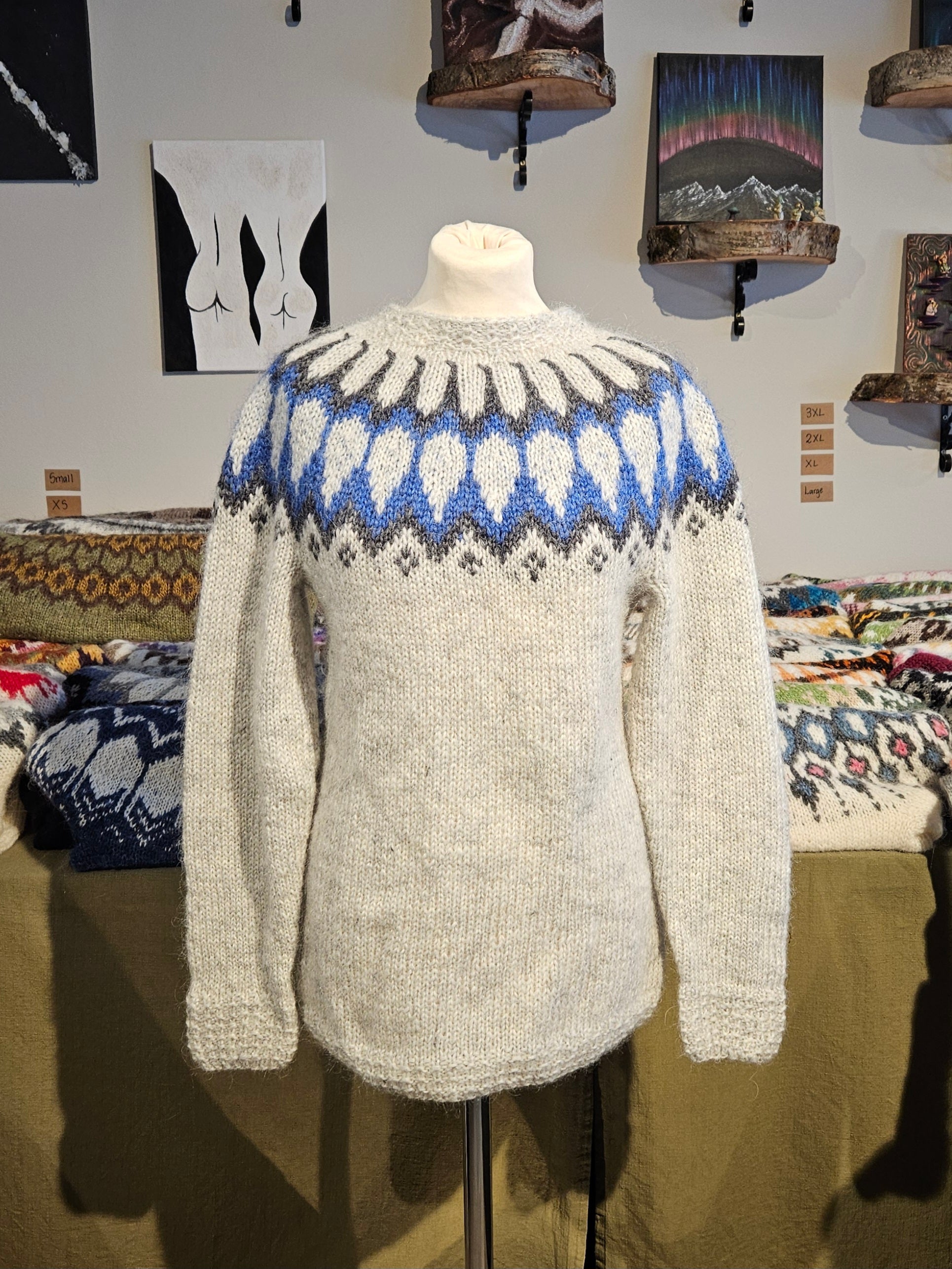 Wool Sweater - Knit by Jónína Hrönn - 16