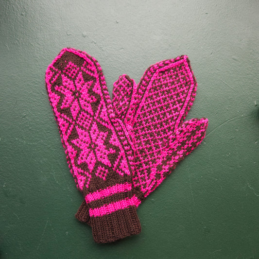 Merino Wool Mittens - Knit by Sigrún R Snædal - 9