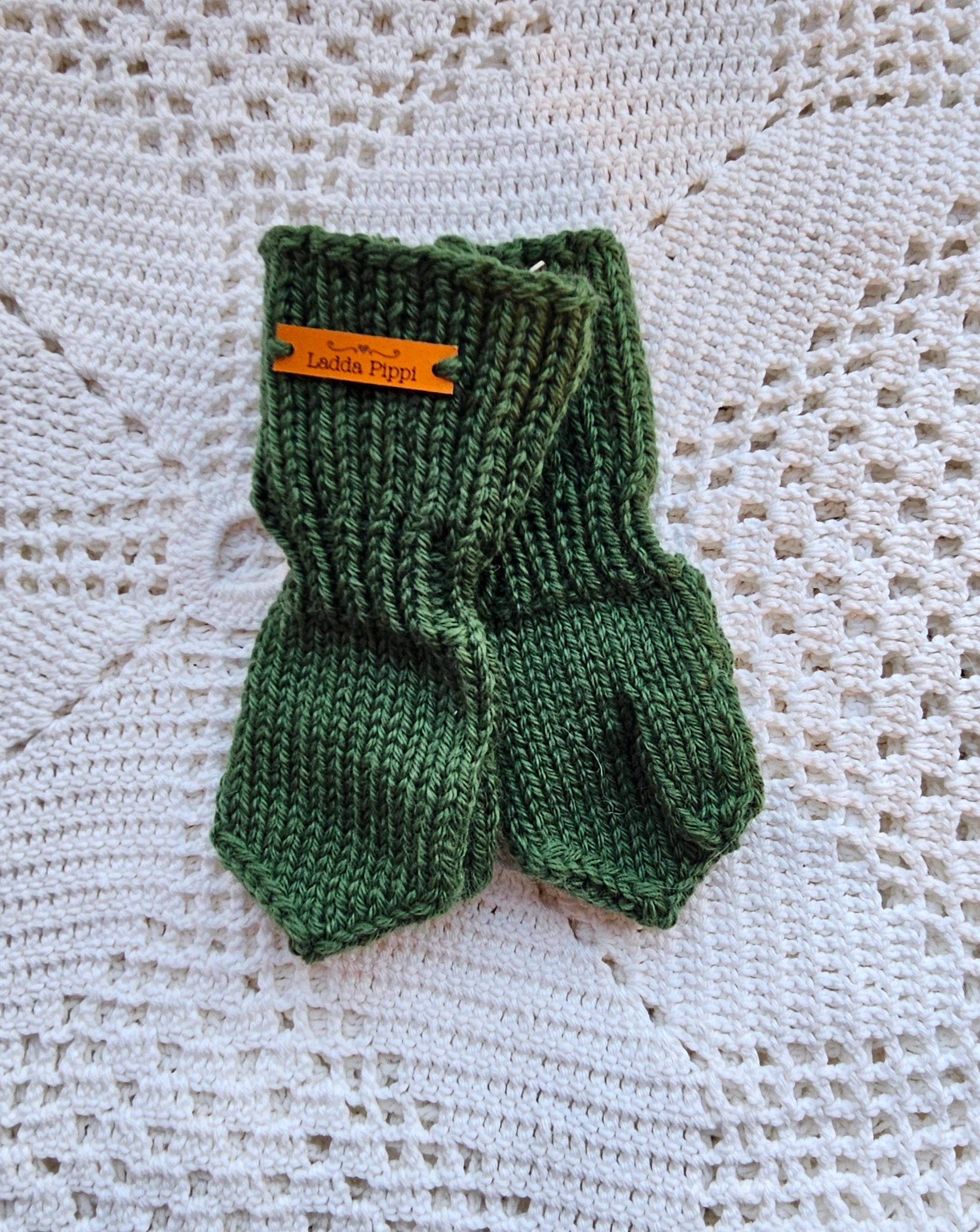 Kids Merino Wool Mittens - 1-2 yo - Knit by Ragna