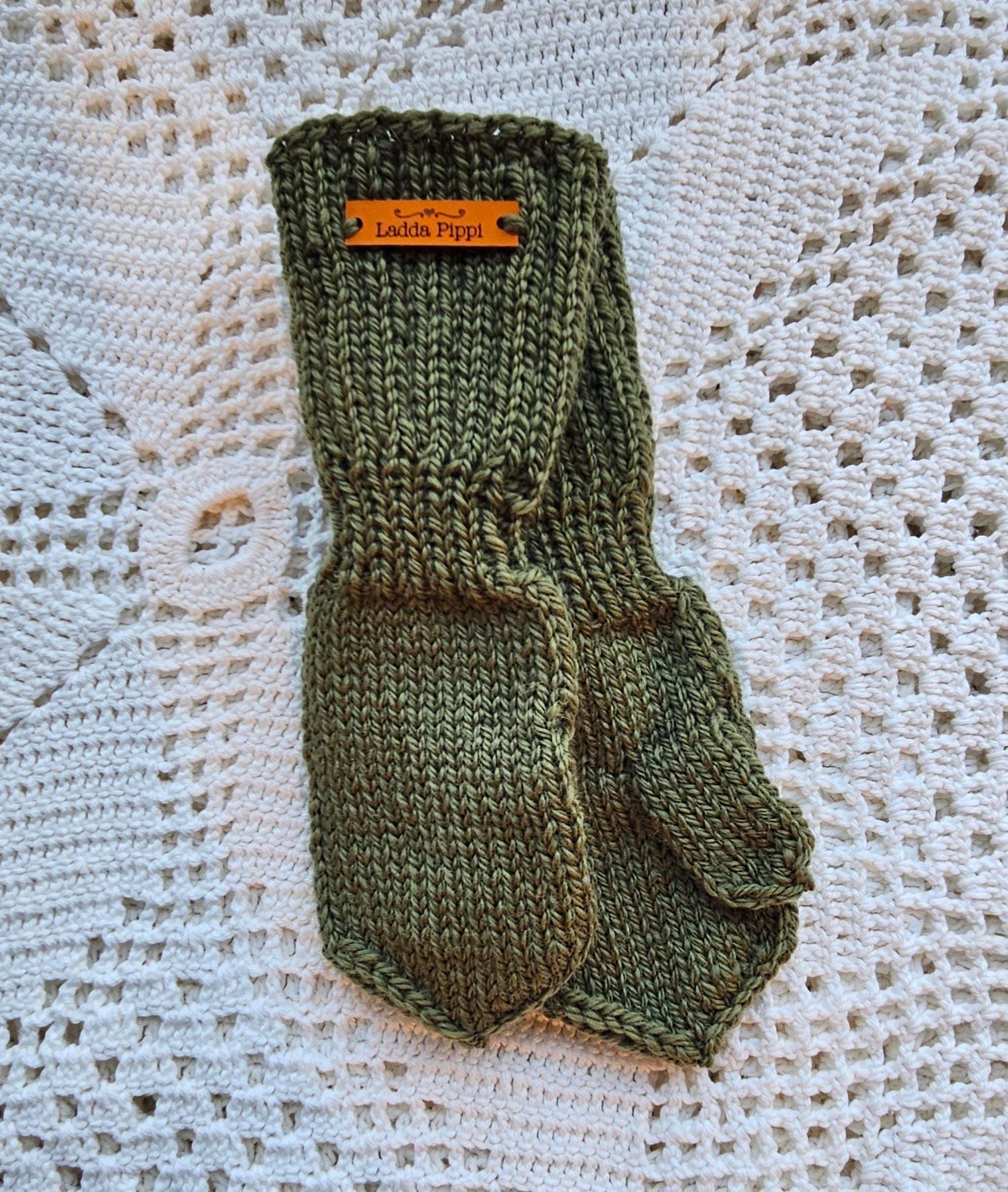 Kids Merino Wool Mittens - 7-8 y/o - Knit by Ragna
