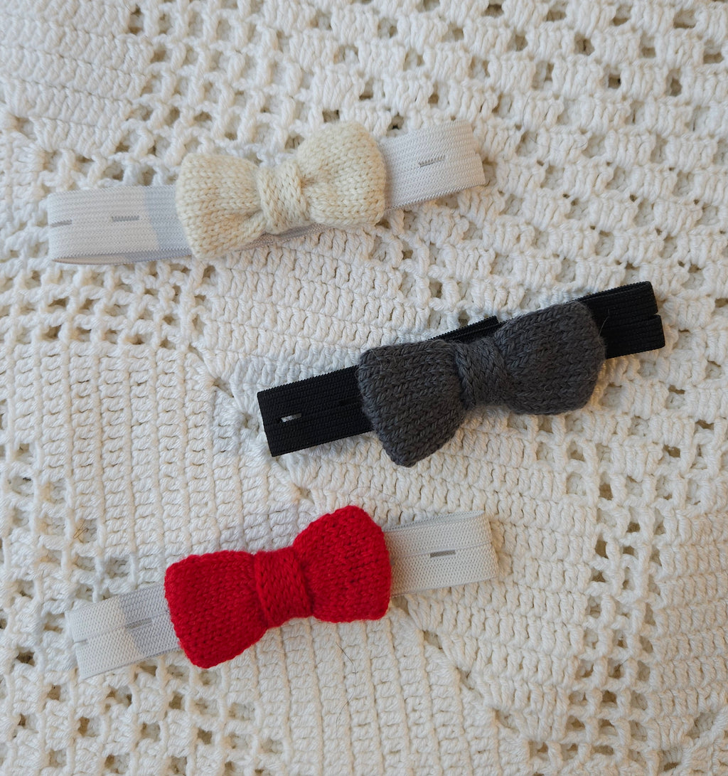 Baby Bow Ties - Knit by Fríða Björnsdóttir