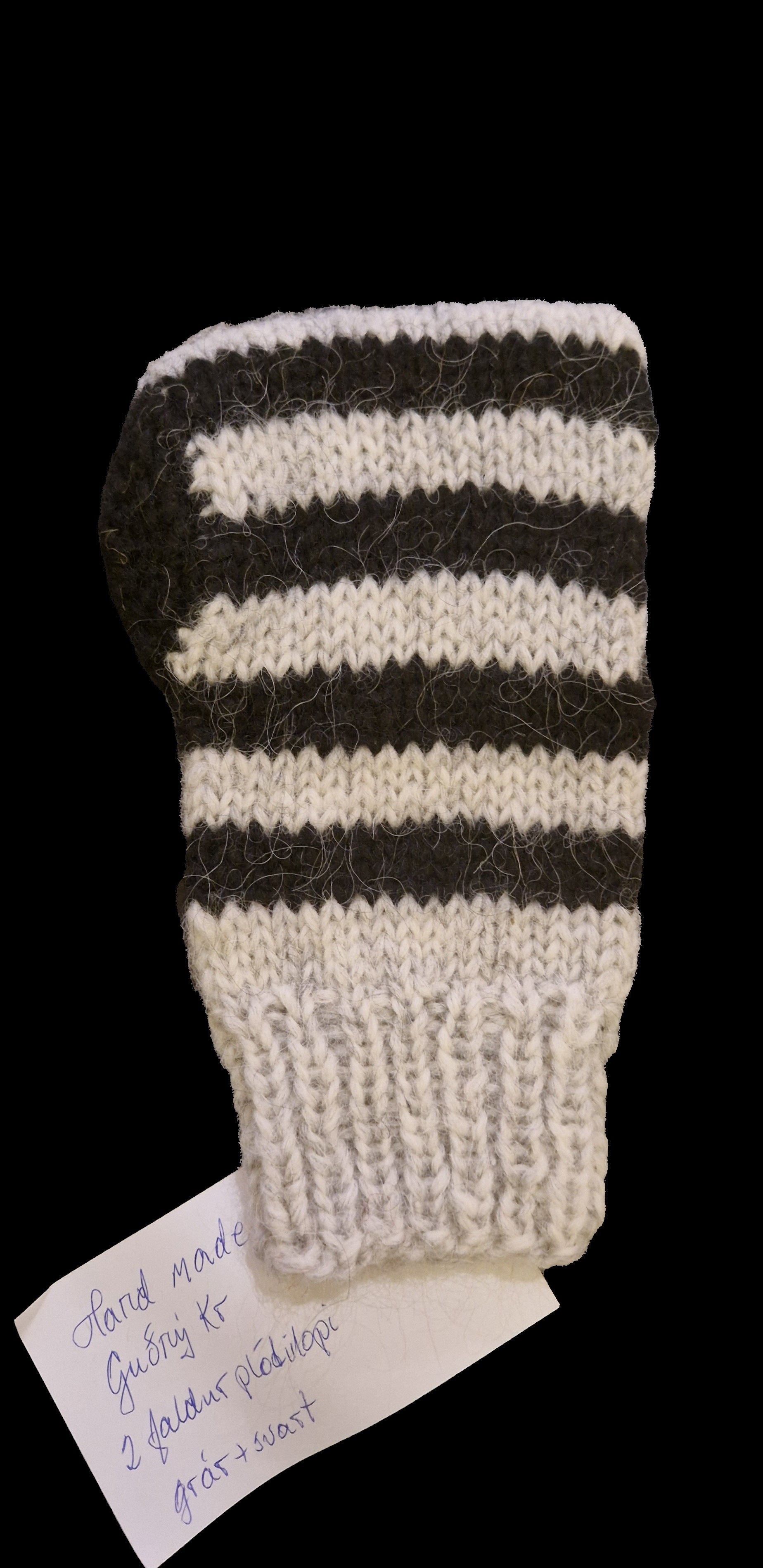 Mitten for Holding Drinks - Knit by Guðný