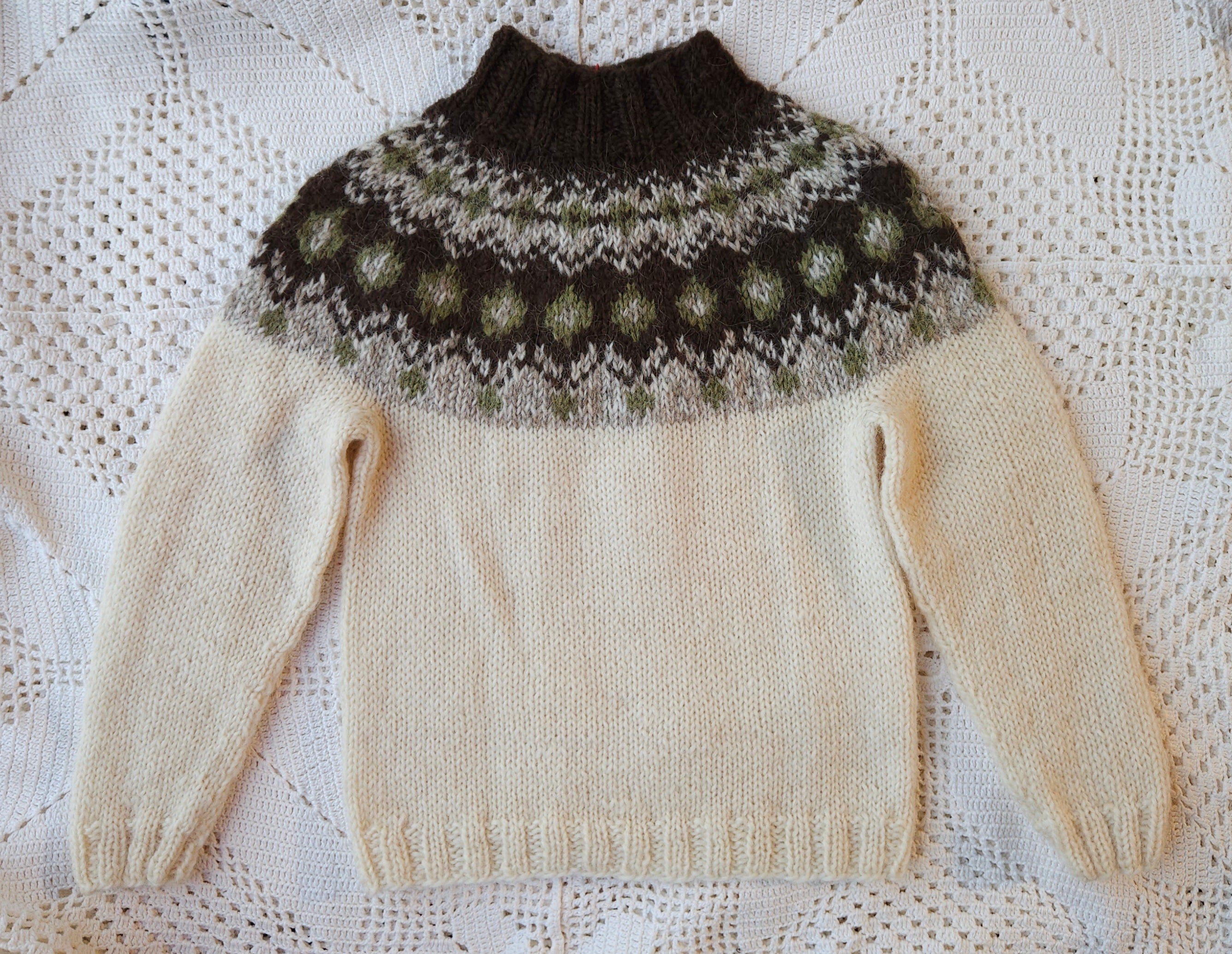 Kids Lopapeysa - 7-8 y/o - Knit by Berglind - 2