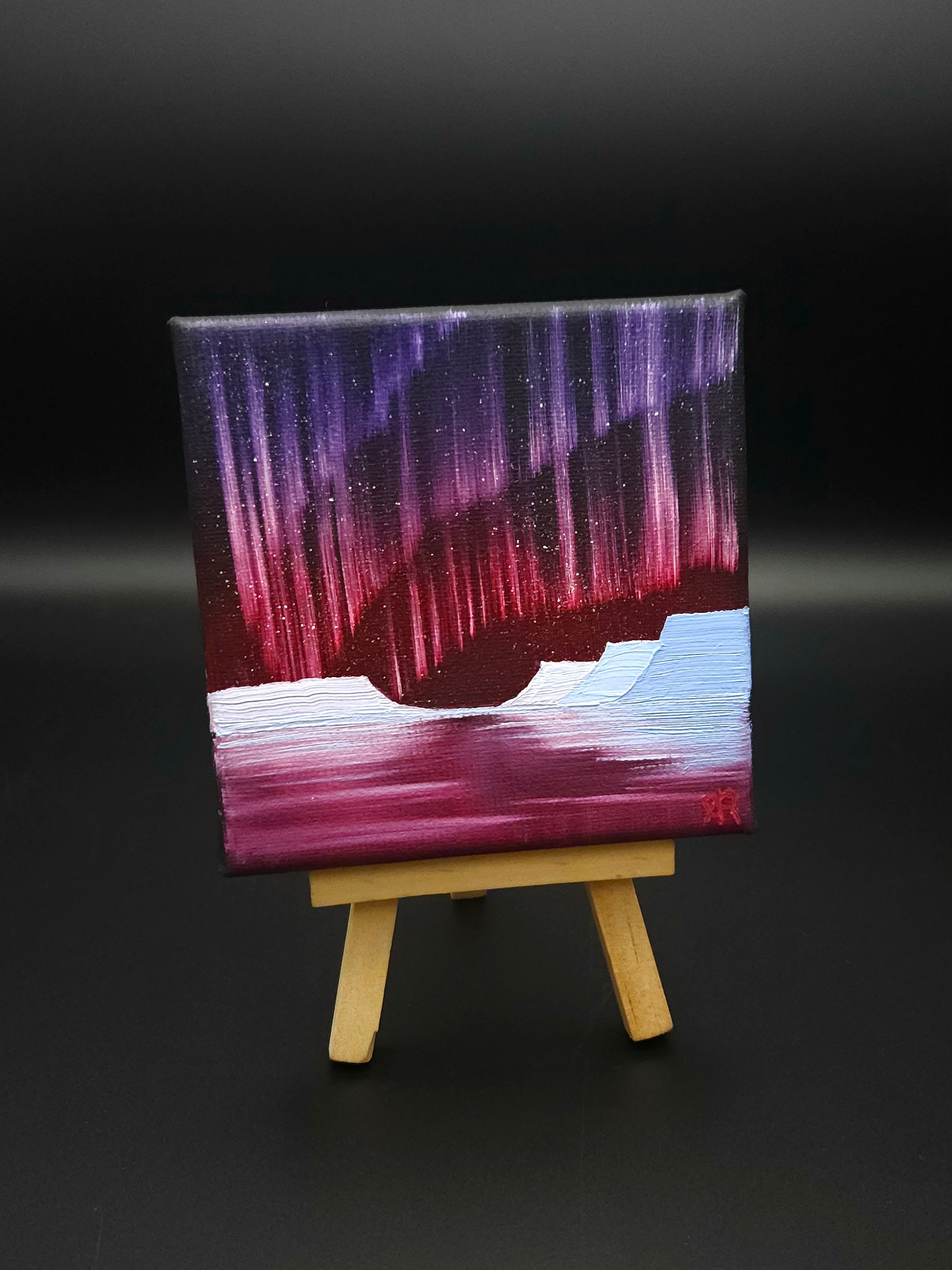 Northern Lights Painting - by Anna Radacz - 57