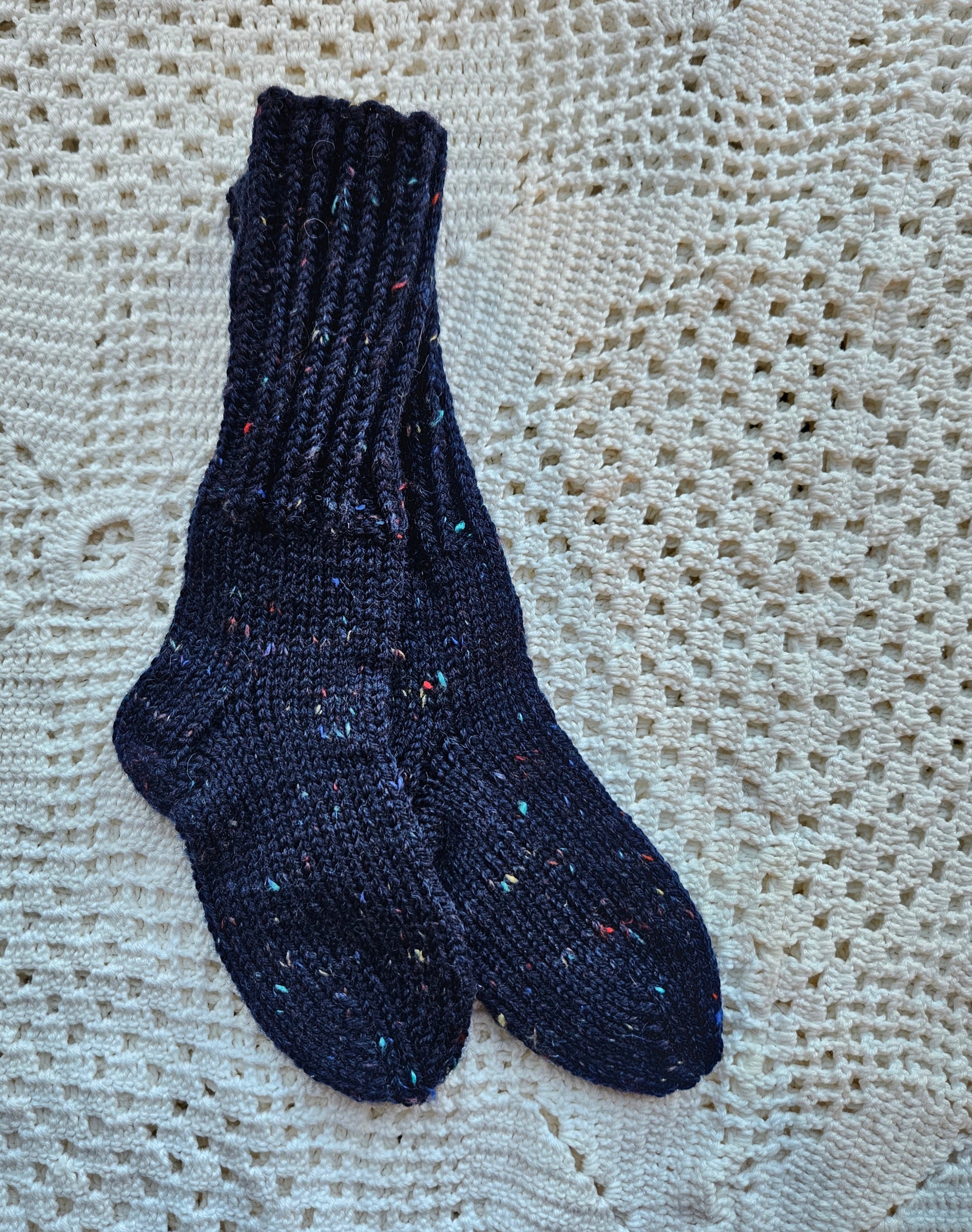 Kids Merino Wool Socks - 7-8 y/o - Knit by Lovísa - 1