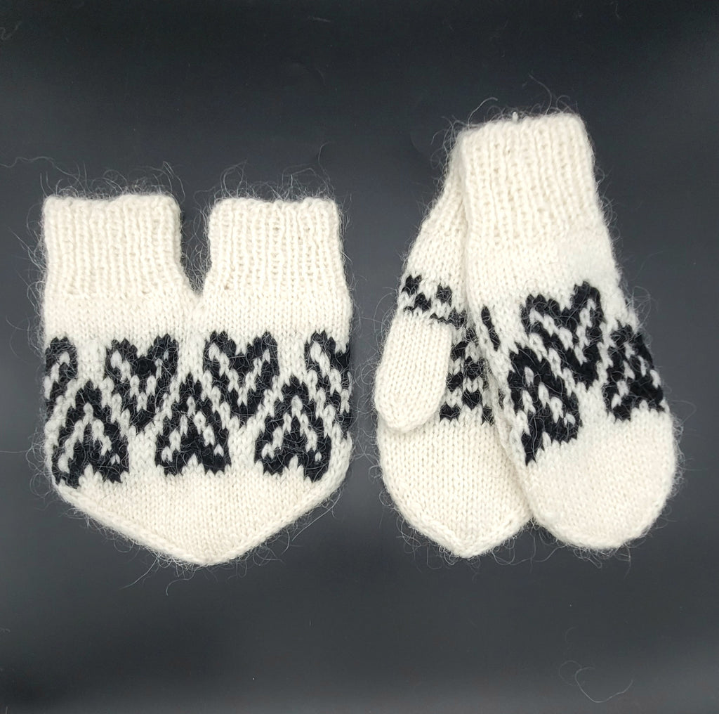 Mittens for Holding hands - Set - Knit by Guðný