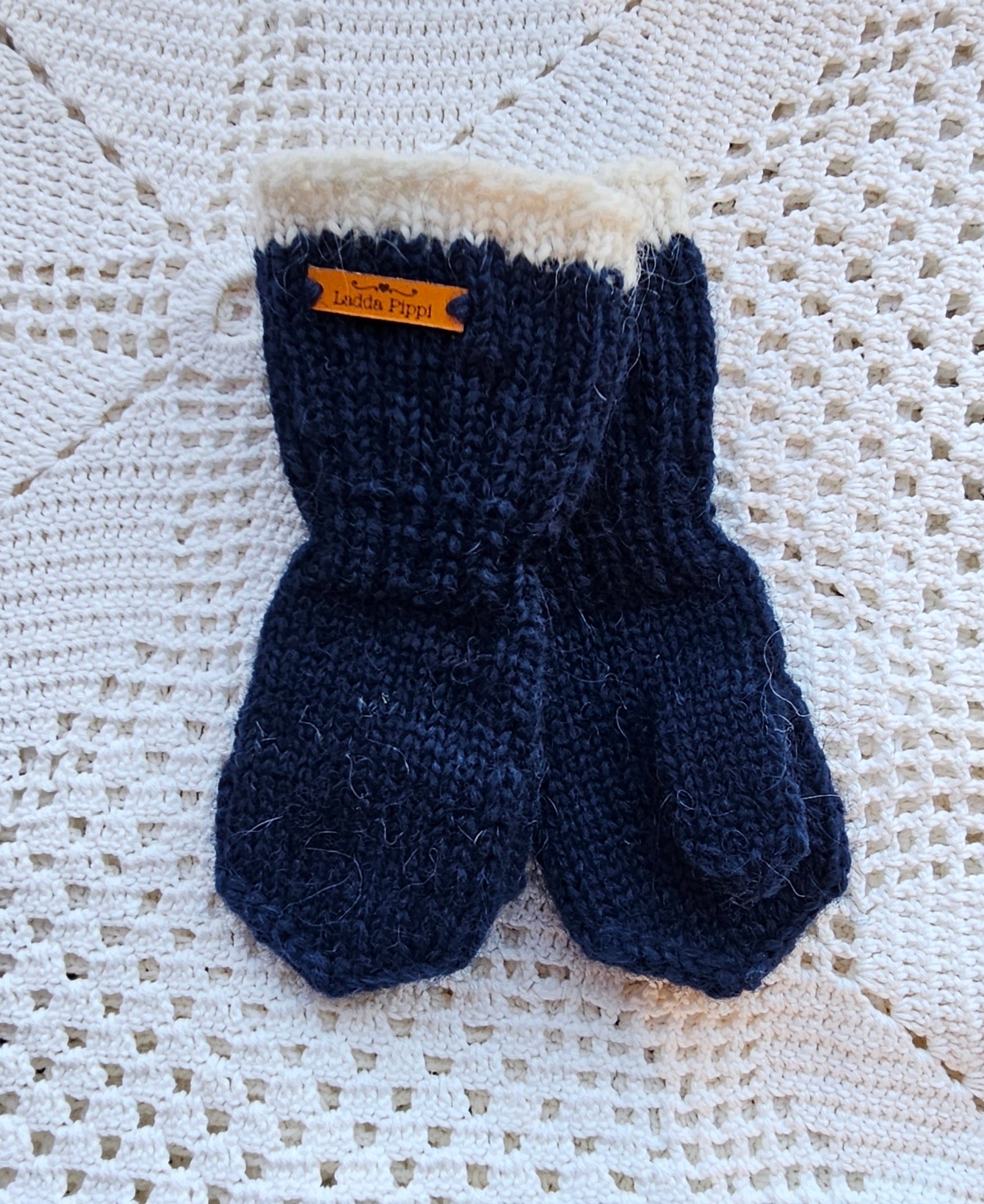Kids Icelandic Wool Mittens - 3-4 y/o - Knit by Ragna