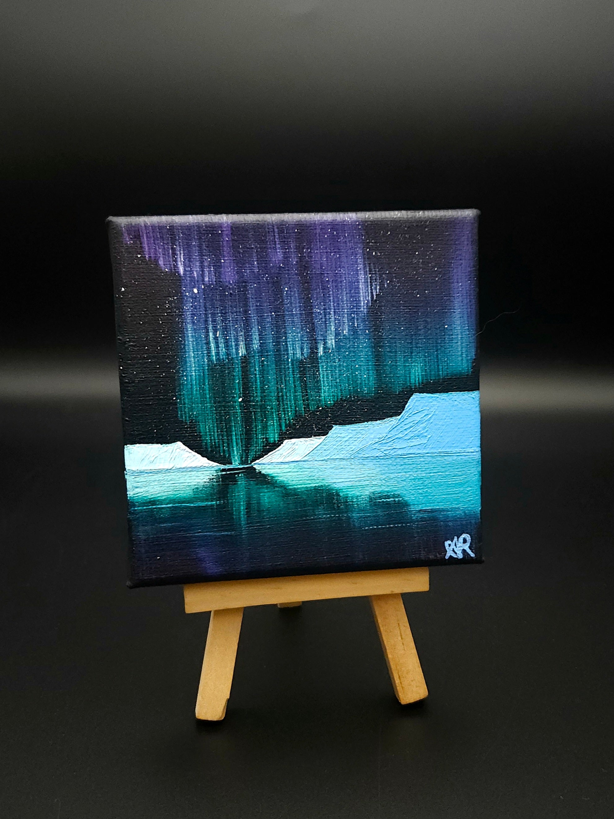 Northern Lights Painting - by Anna Radacz - 59