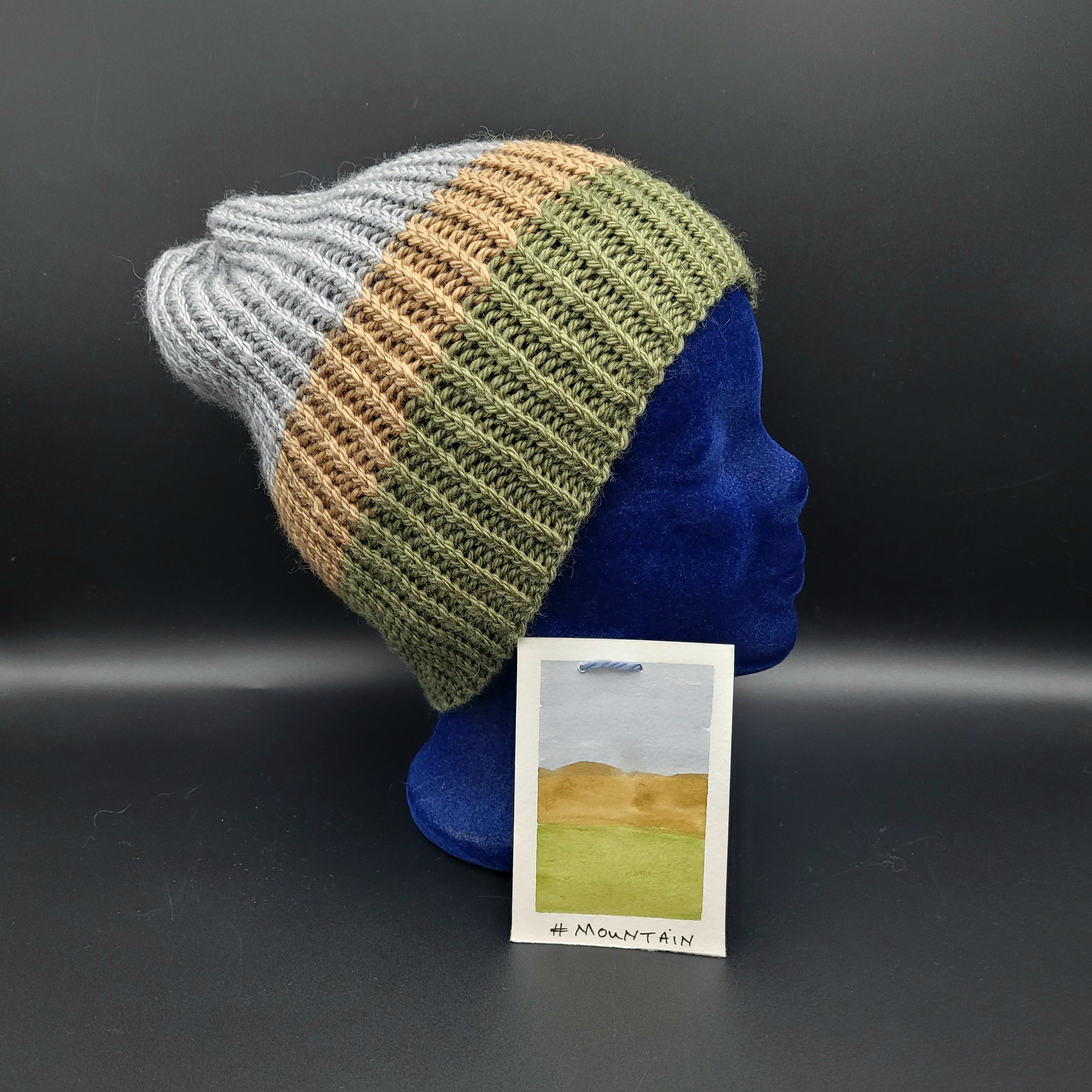 Horizon hat - Mountain - Knit by Ósk Ómarsdóttir - 13