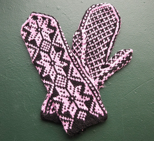 Merino Wool Mittens - Knit by Sigrún R Snædal - 7