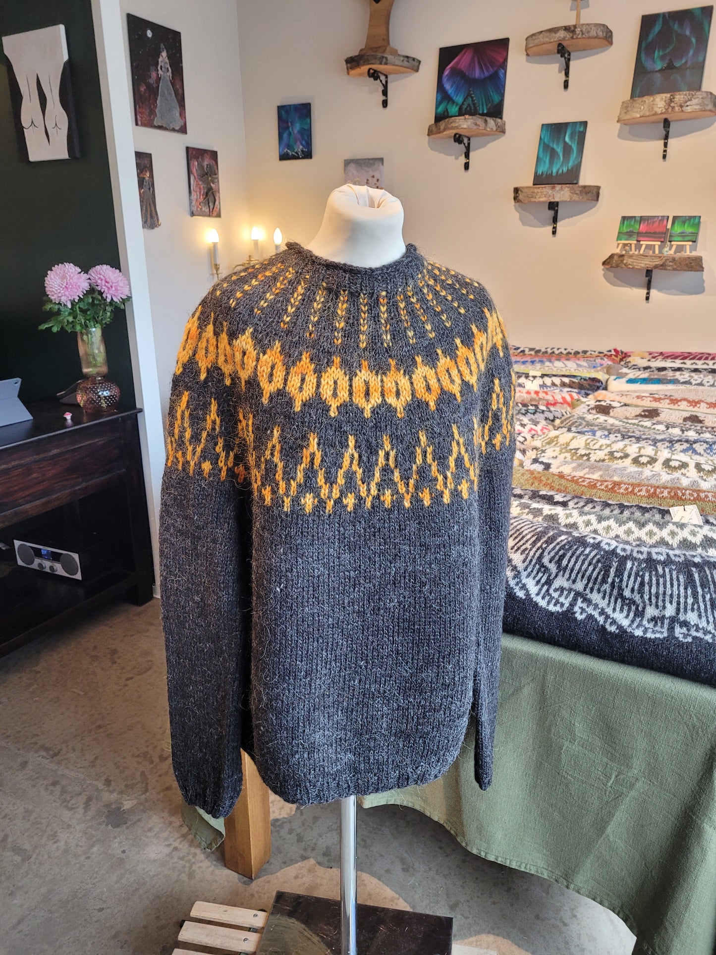 Lopapeysa - Dóru gull - knit by Jóna Sigríður - 53