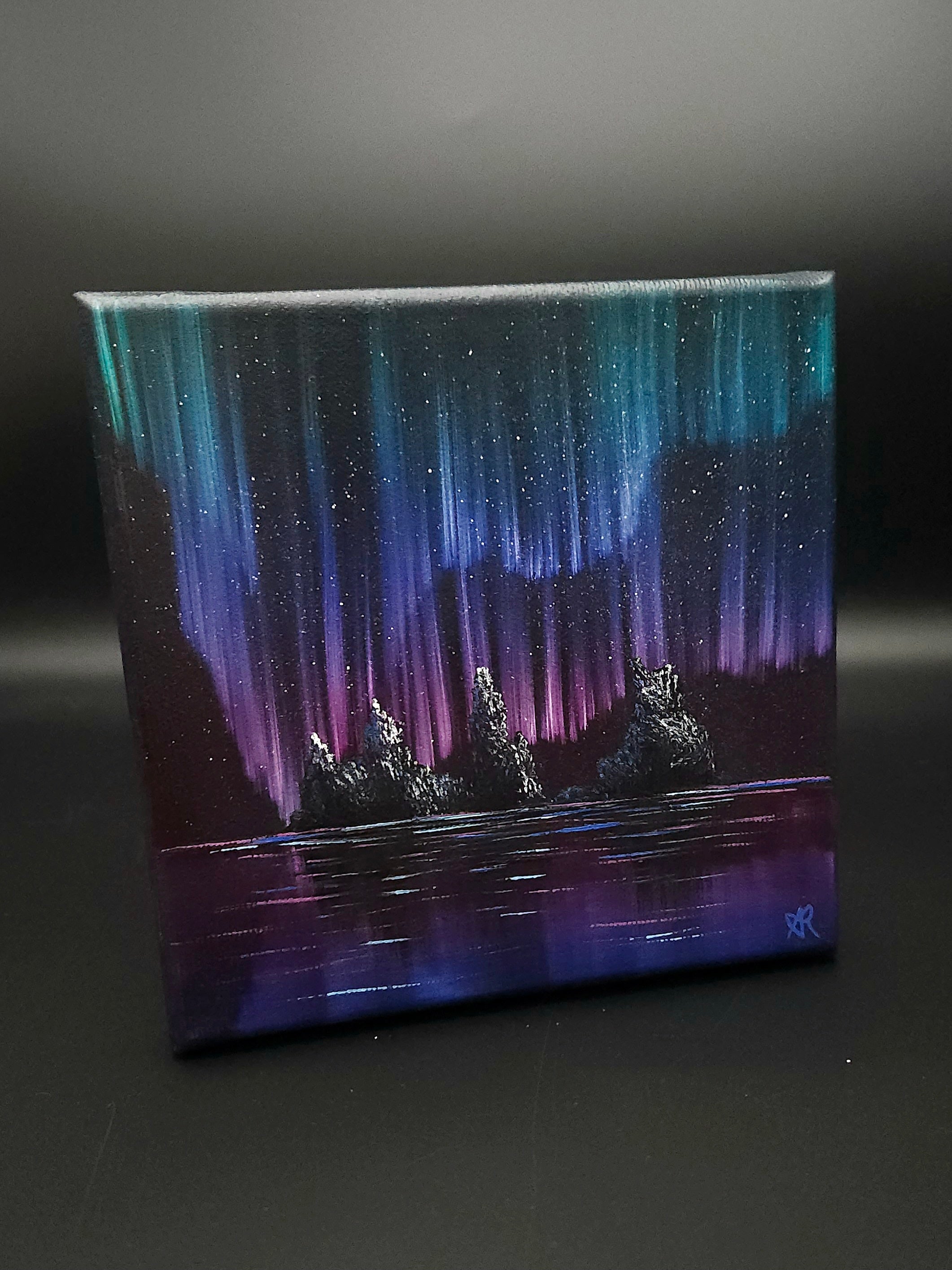 Northern Lights Painting - by Anna Radacz - 54