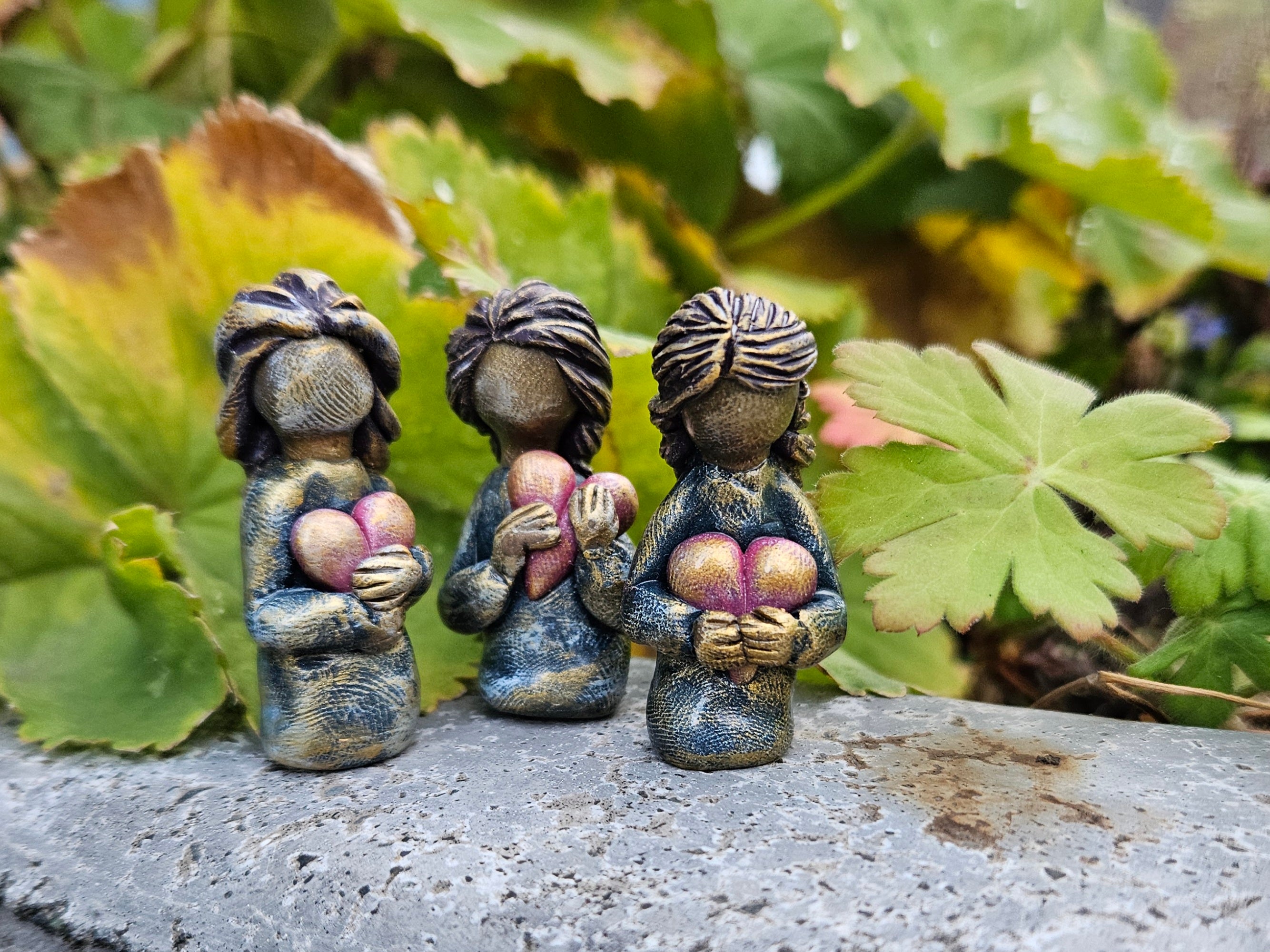 Women Holding Hearts - Homemakers & Hidden people