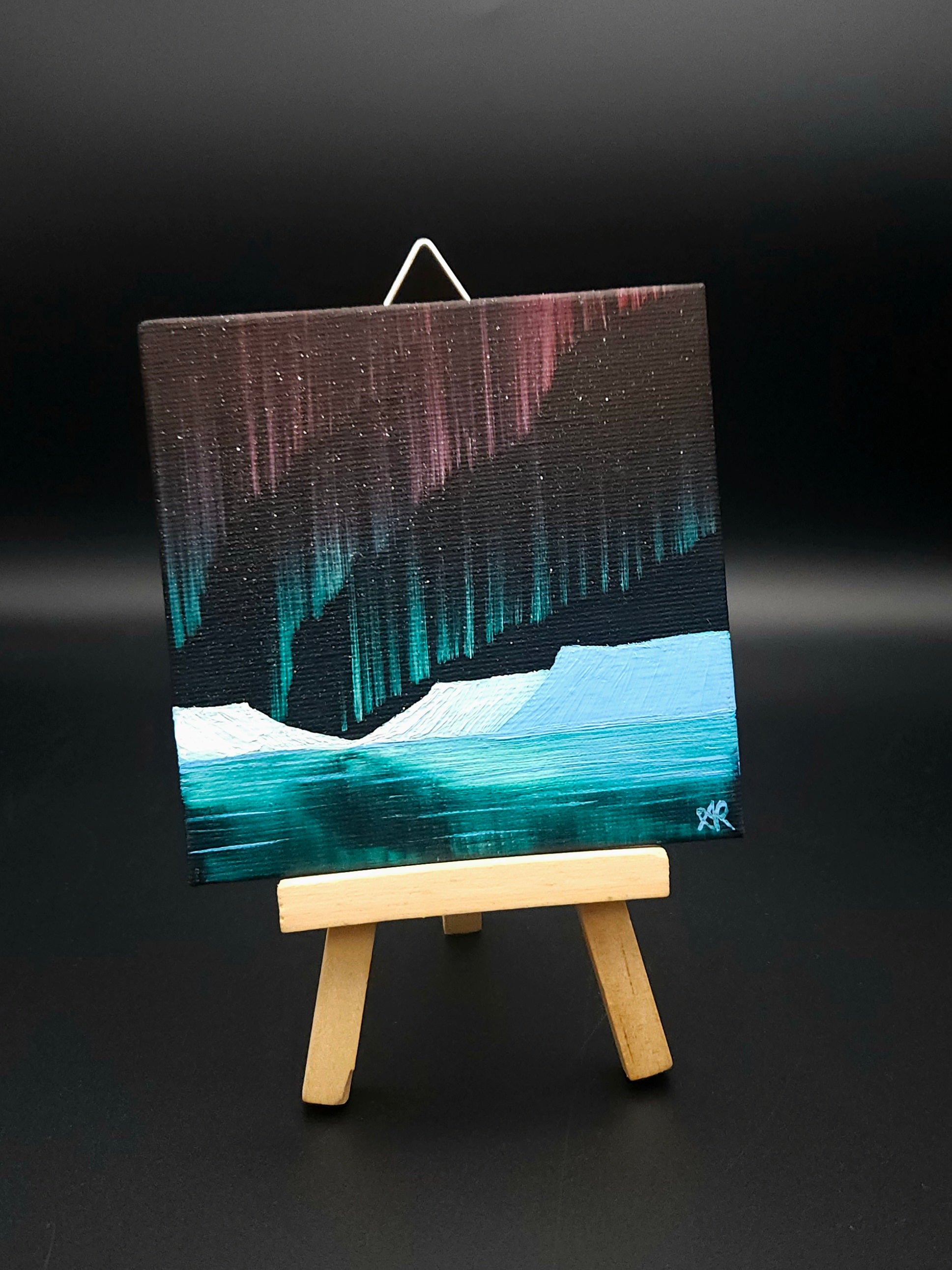 Northern Lights Painting - by Anna Radacz - 60