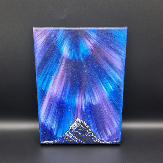Northern lights painting by Anna Radacz - 4