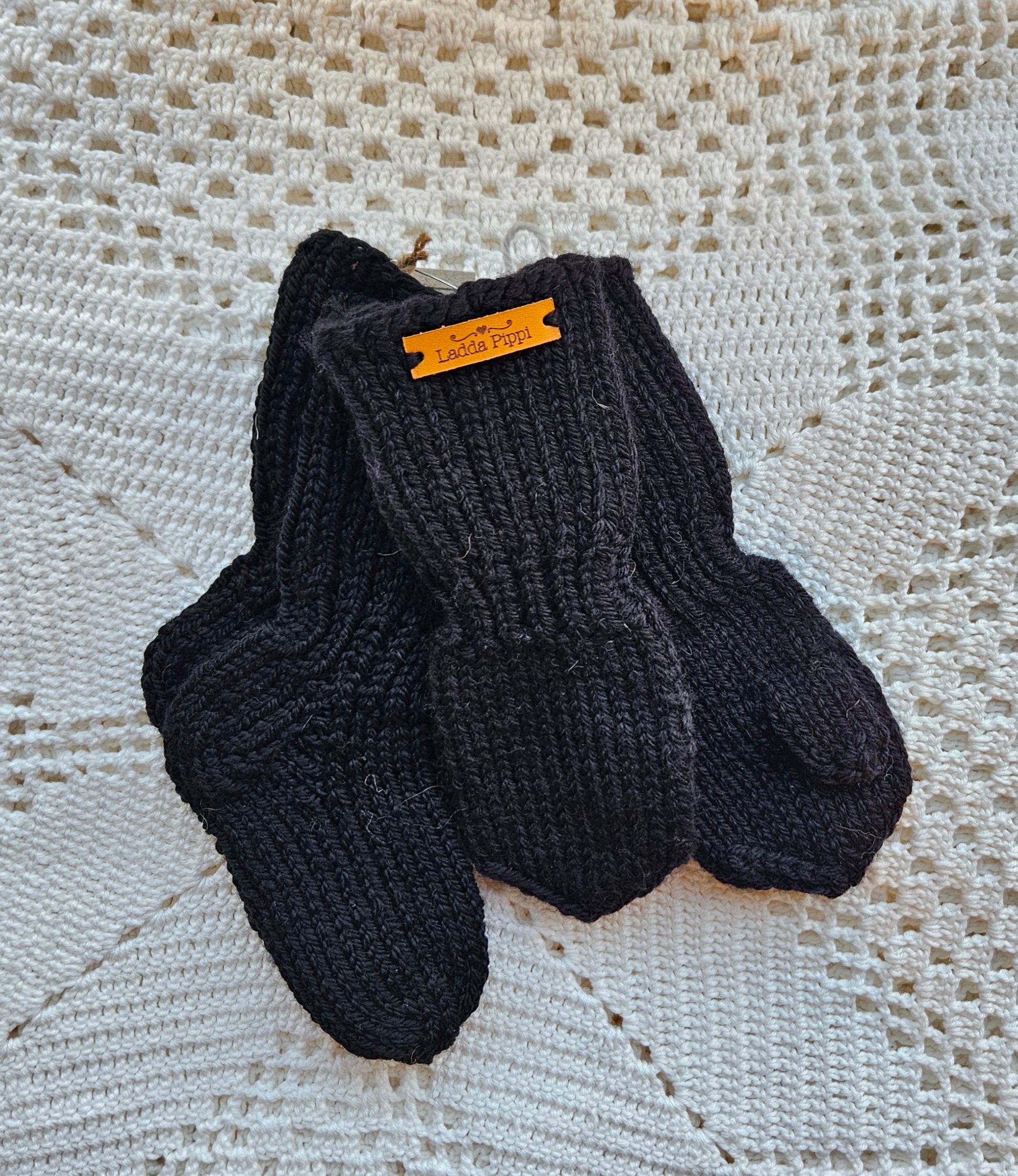 Kids Mittens & Socks Set - Merino Wool - 1-2 yo - Knit by Ragna