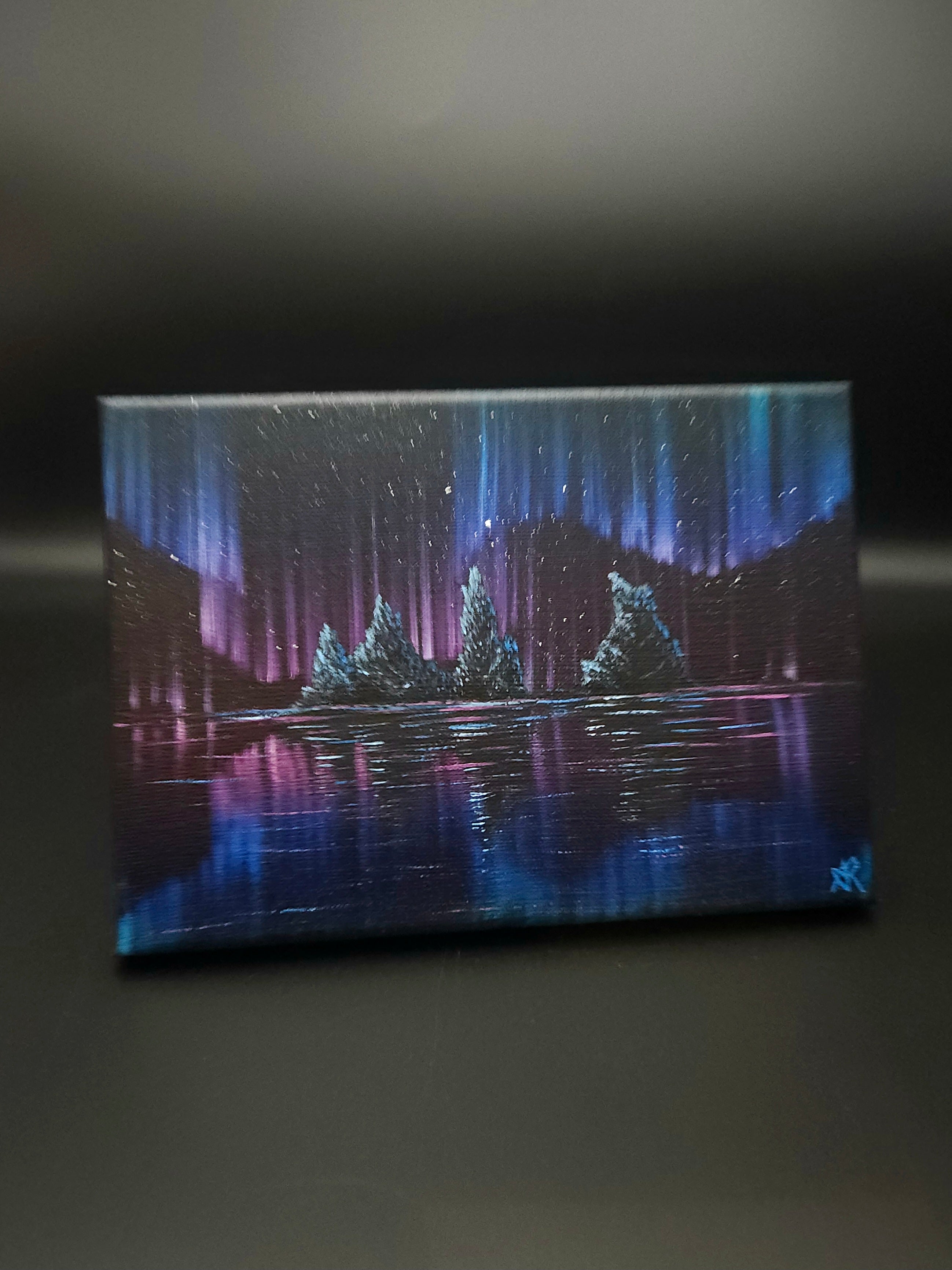 Northern Lights Painting - by Anna Radacz - 52