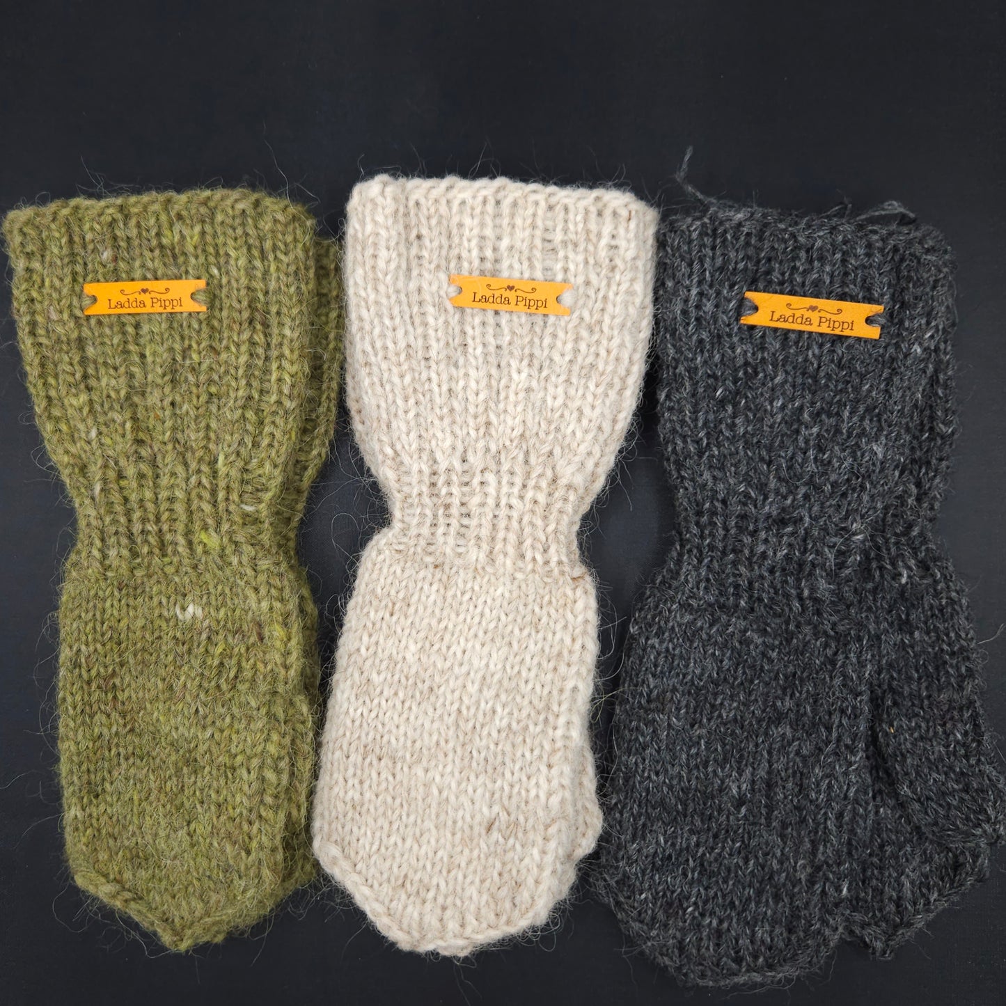 Kids Icelandic Wool Mittens - 8-10 y/o - Knit by Ragna