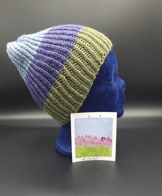 Horizon hat - Lupine by Ósk Ómarsdóttir - 8