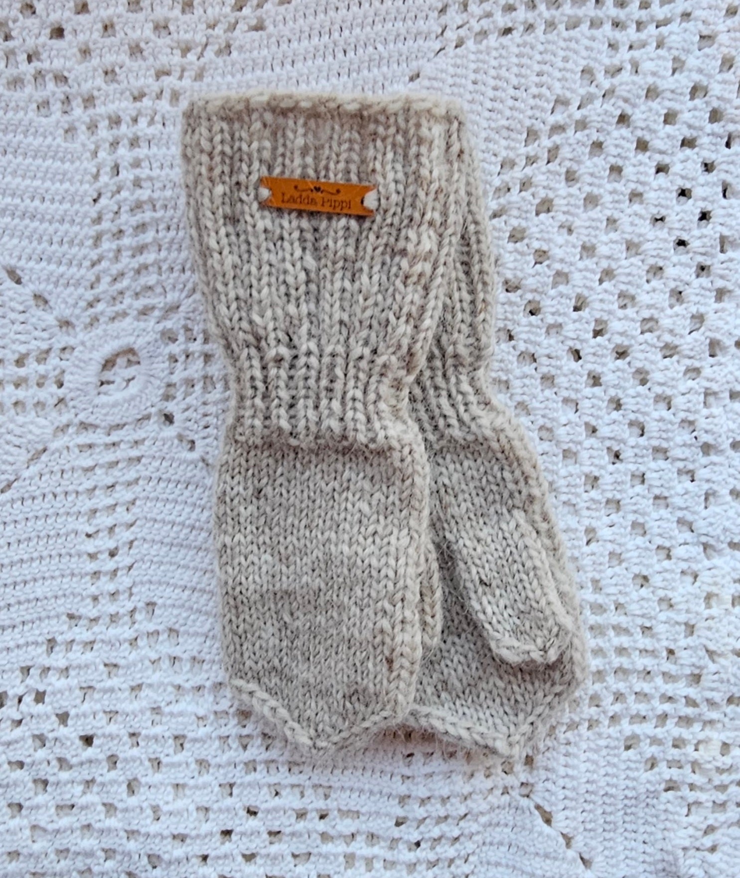 Kids Icelandic Wool Mittens - 7-8 y/o - Knit by Ragna
