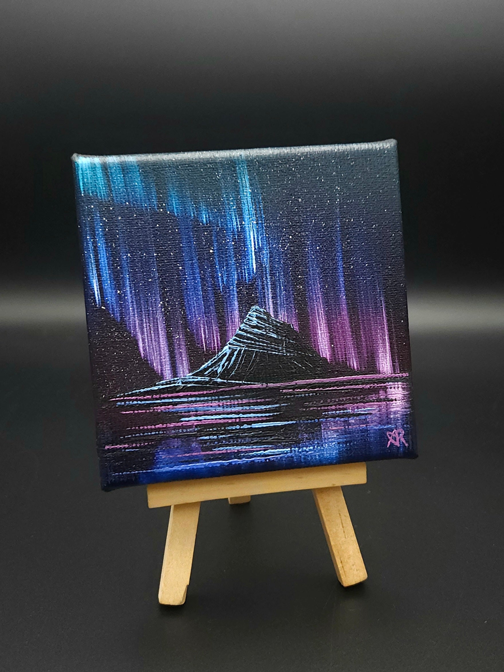 Northern Lights Painting - by Anna Radacz - 55