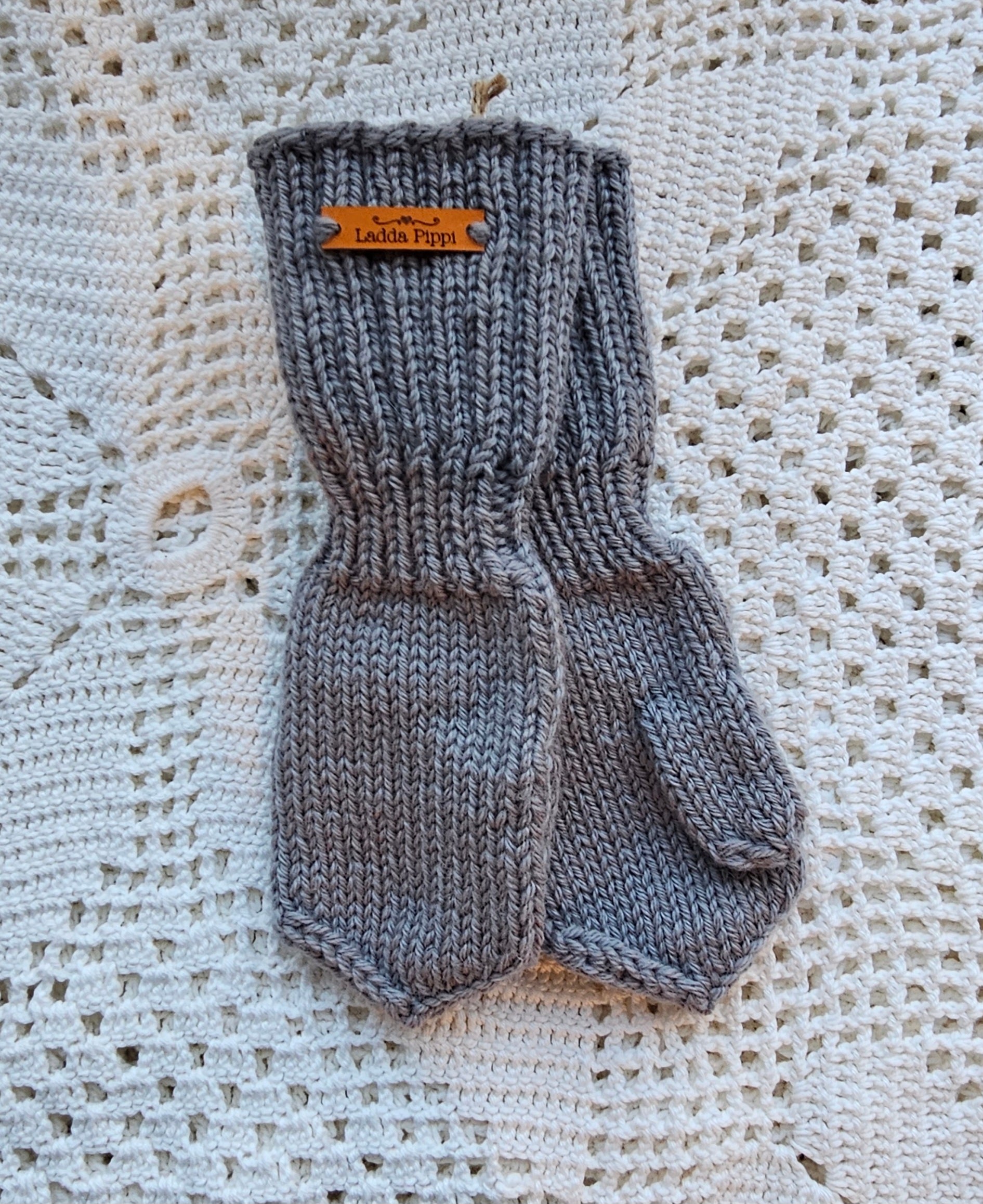 Kids Merino Wool Mittens - 7-8 y/o - Knit by Ragna