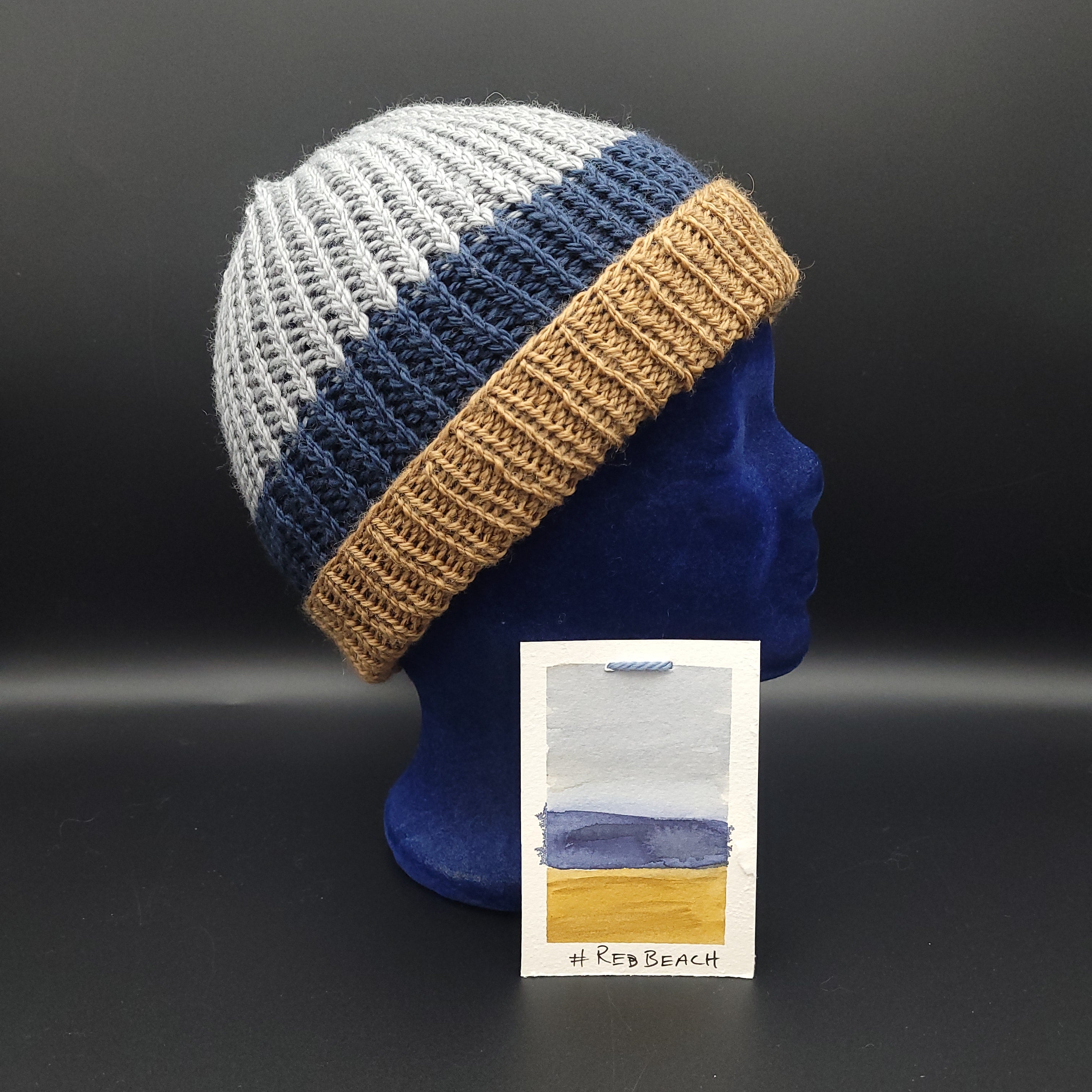 Horizon hat - Red Beach - Knit by Ósk Ómarsdóttir - 17