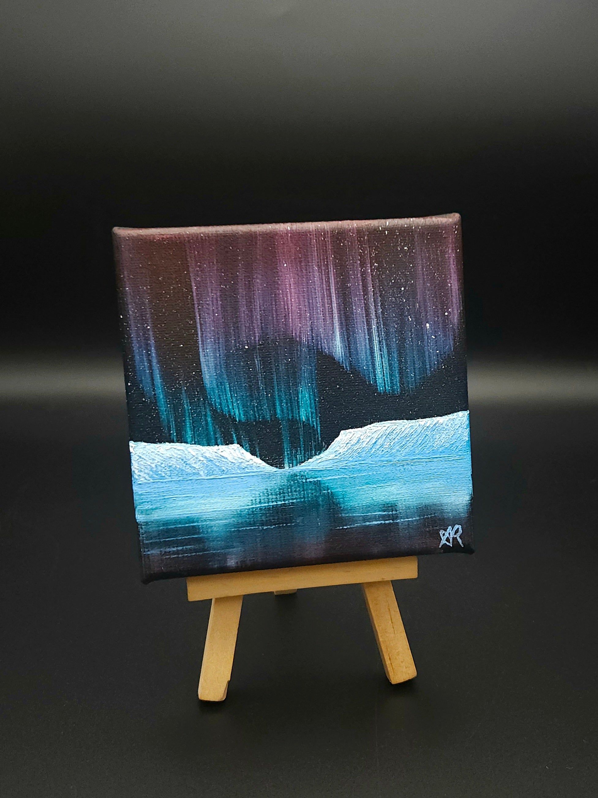 Northern Lights Painting - by Anna Radacz - 58