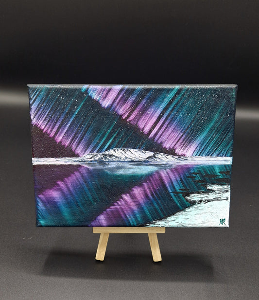 Northern lights painting by Anna Radacz - 9